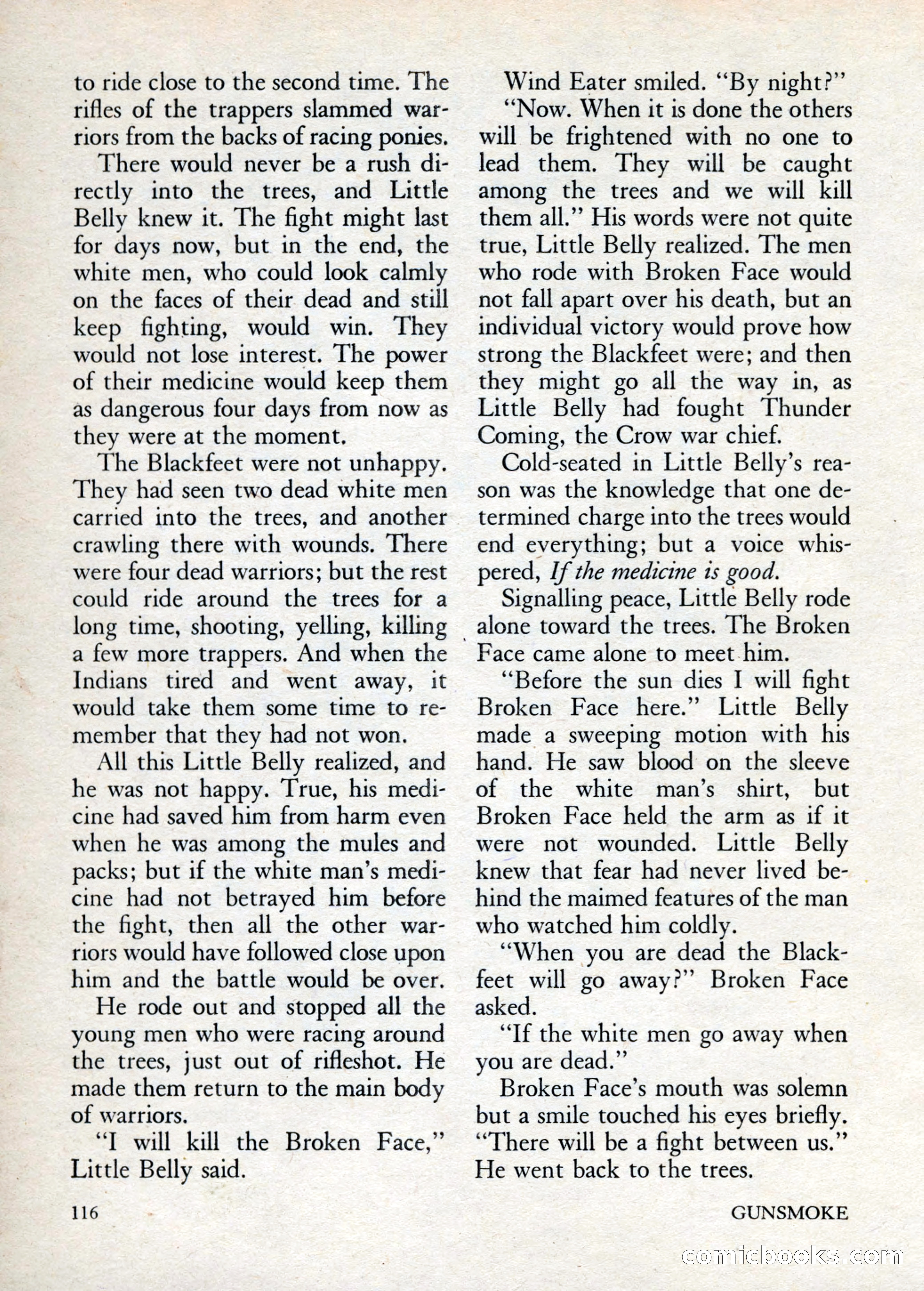 Gunsmoke, Volume 1, Number 1 — page 118 of 148