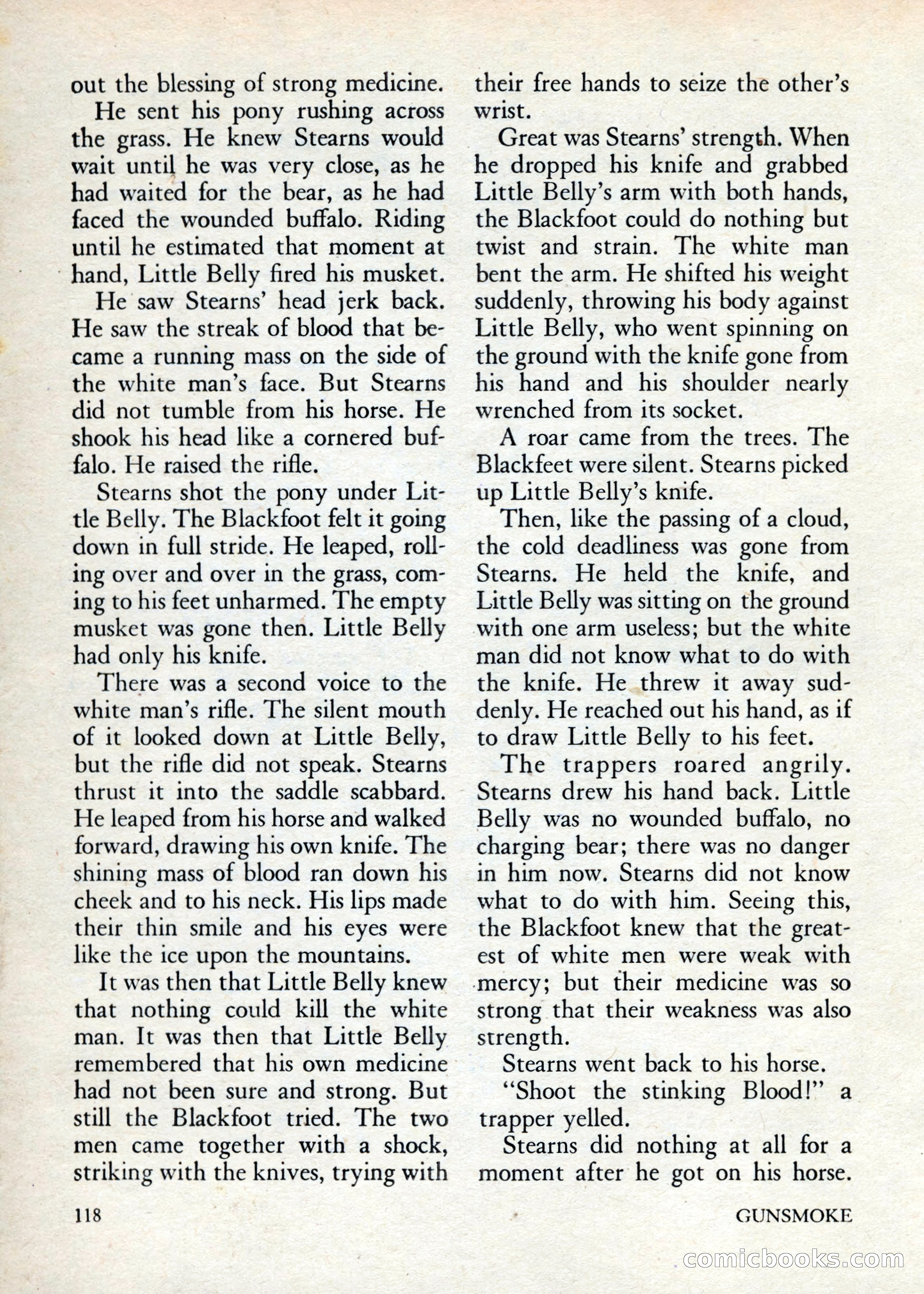 Gunsmoke, Volume 1, Number 1 — page 120 of 148