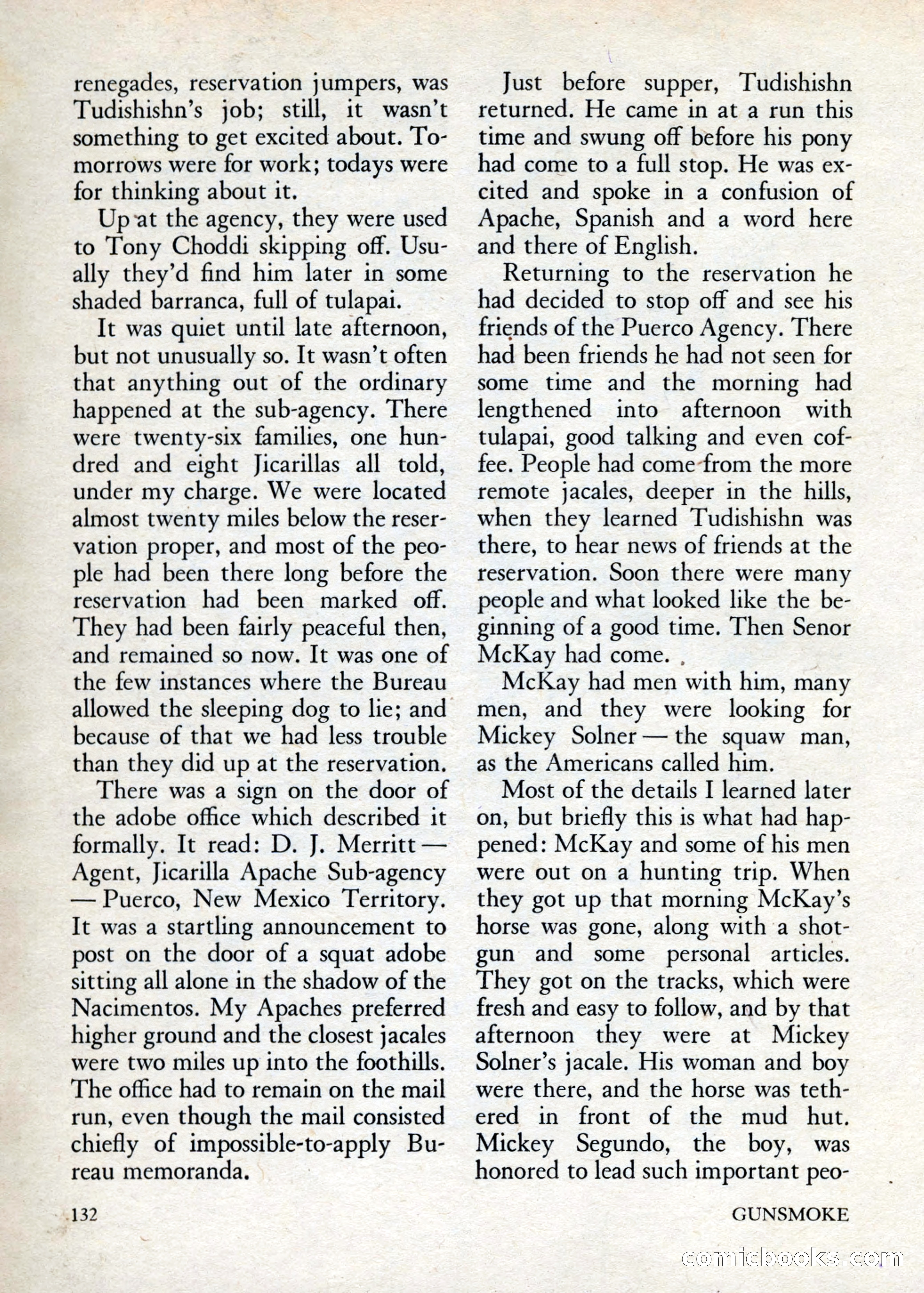 Gunsmoke, Volume 1, Number 1 — page 134 of 148