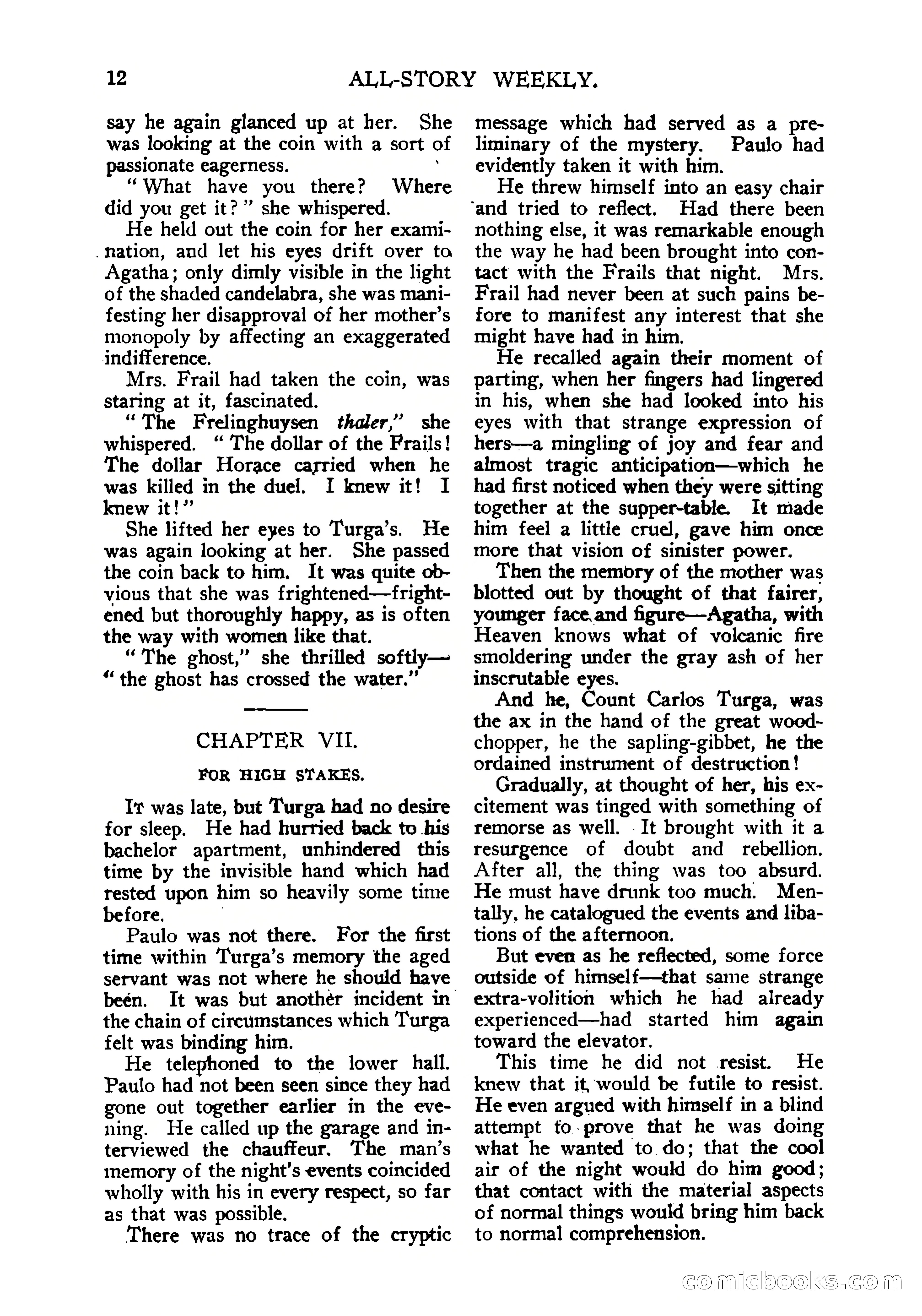 All-Story Weekly — page 14 of 102