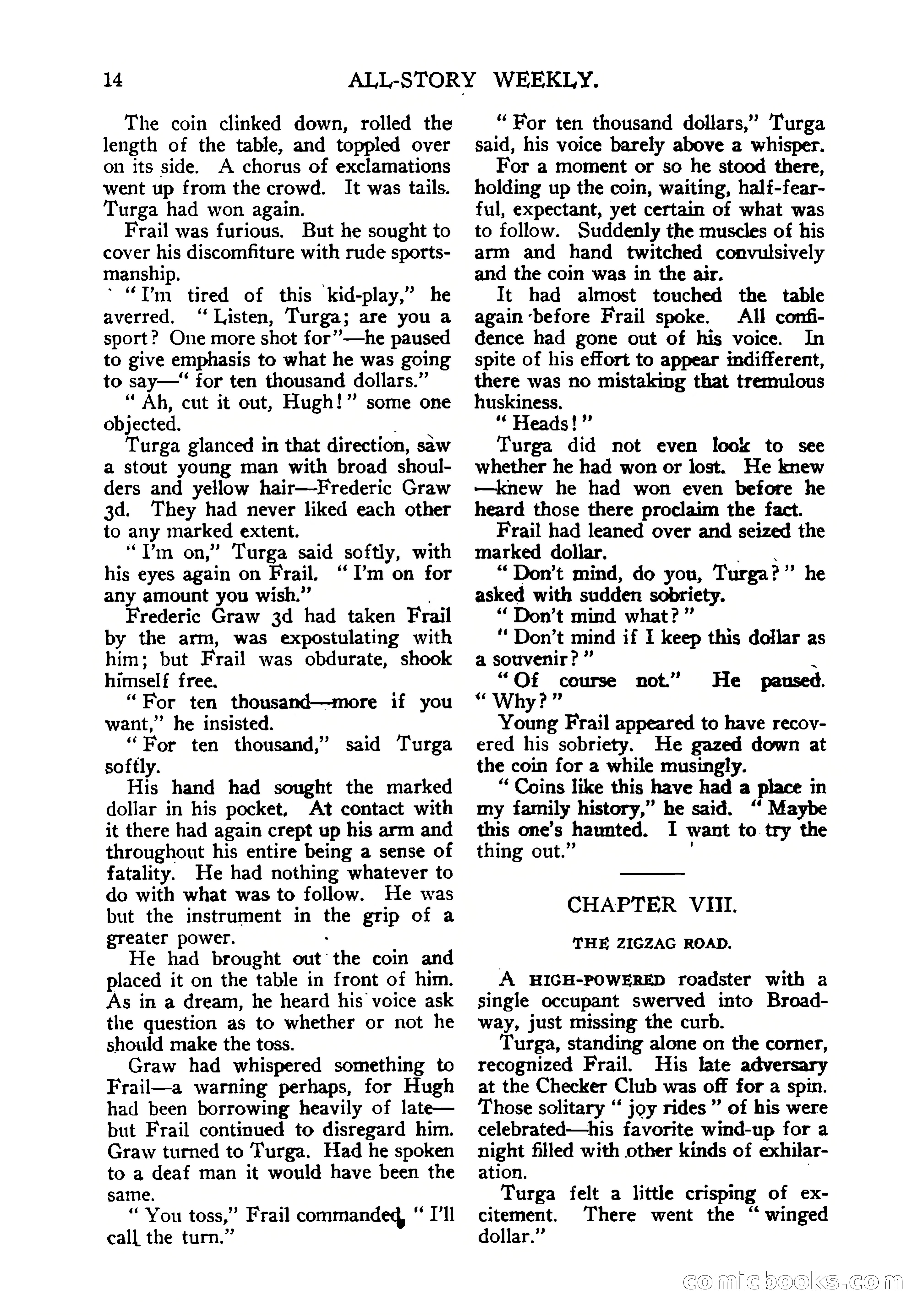 All-Story Weekly — page 16 of 102