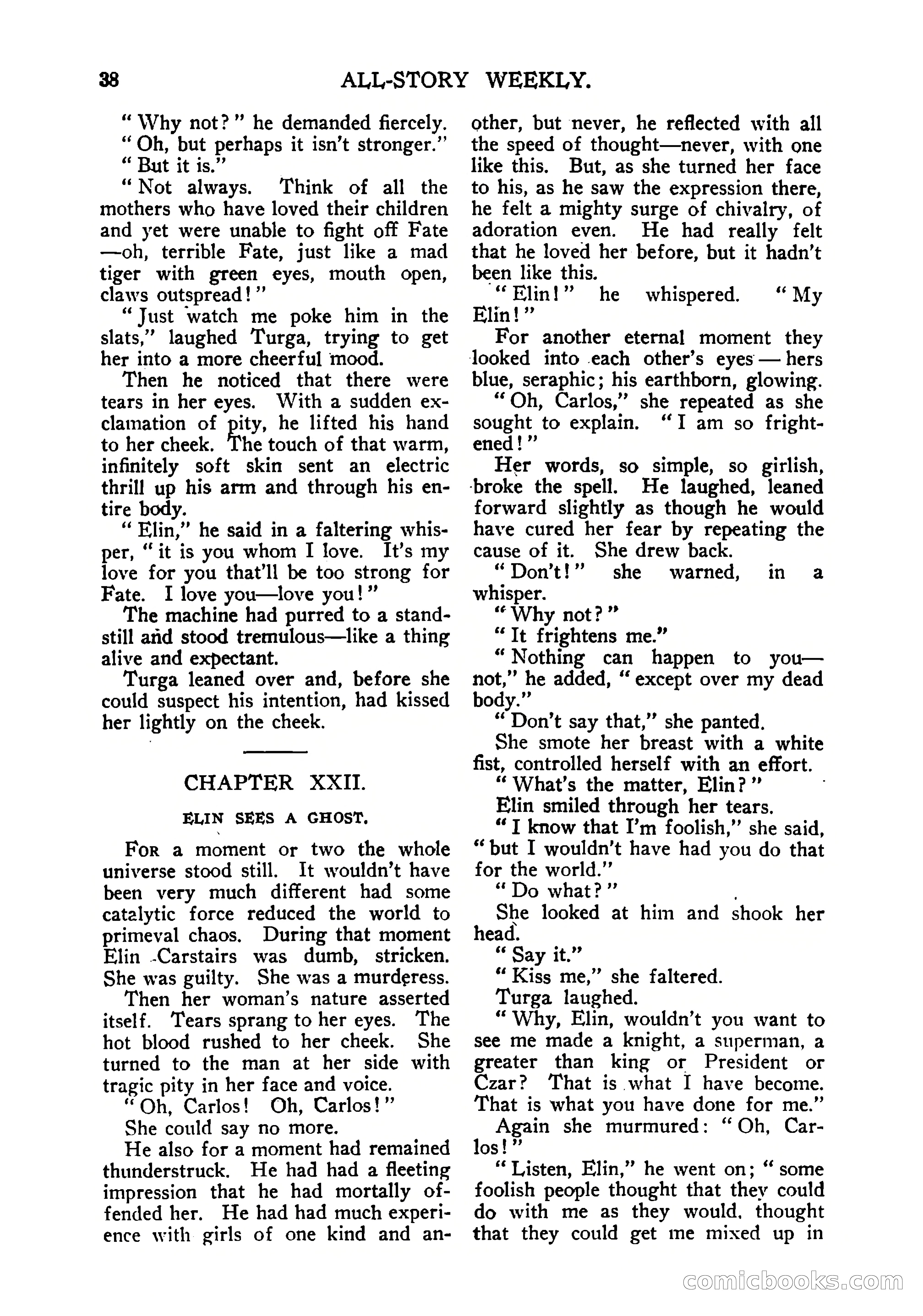 All-Story Weekly — page 40 of 102