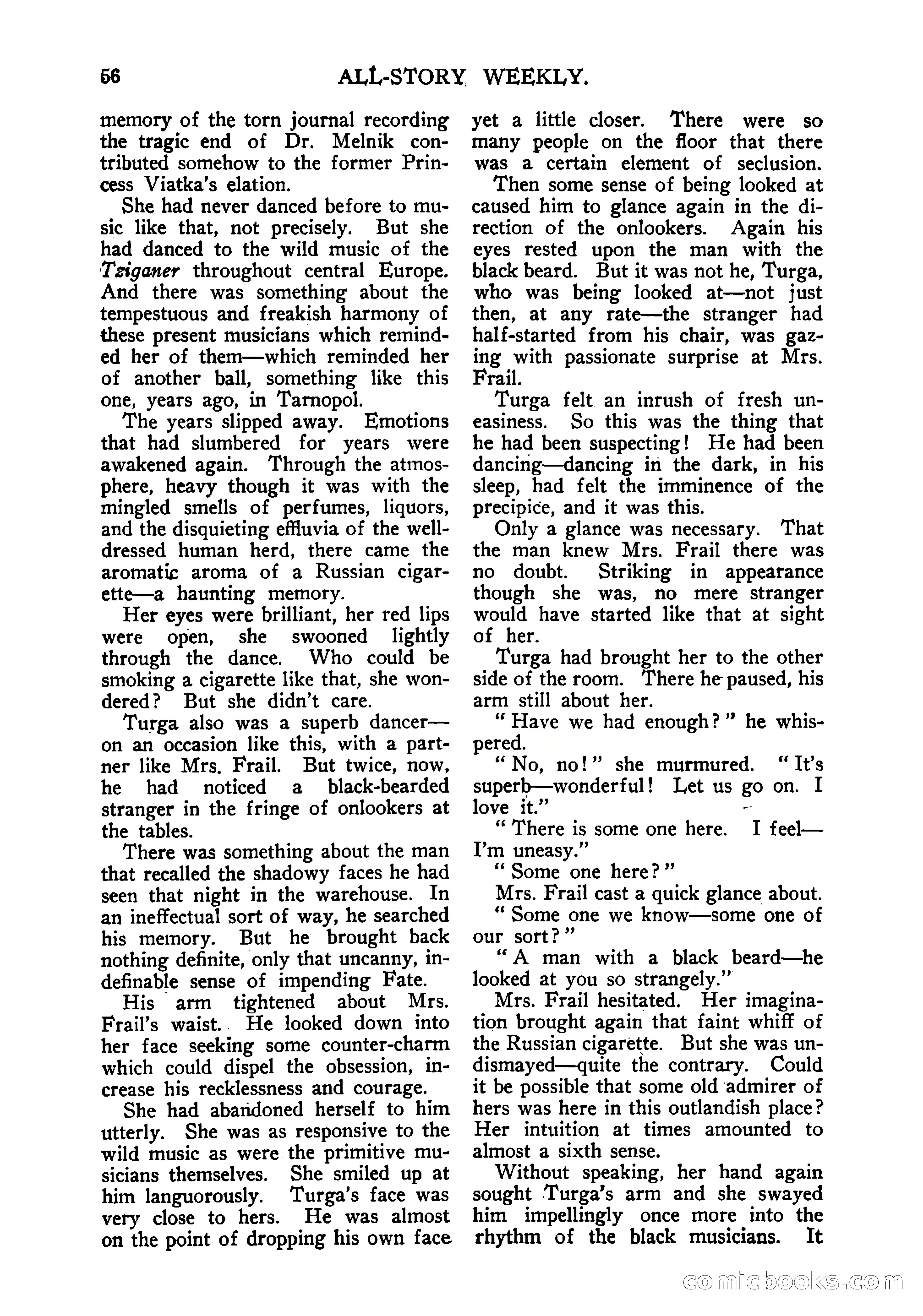 All-Story Weekly — page 58 of 102