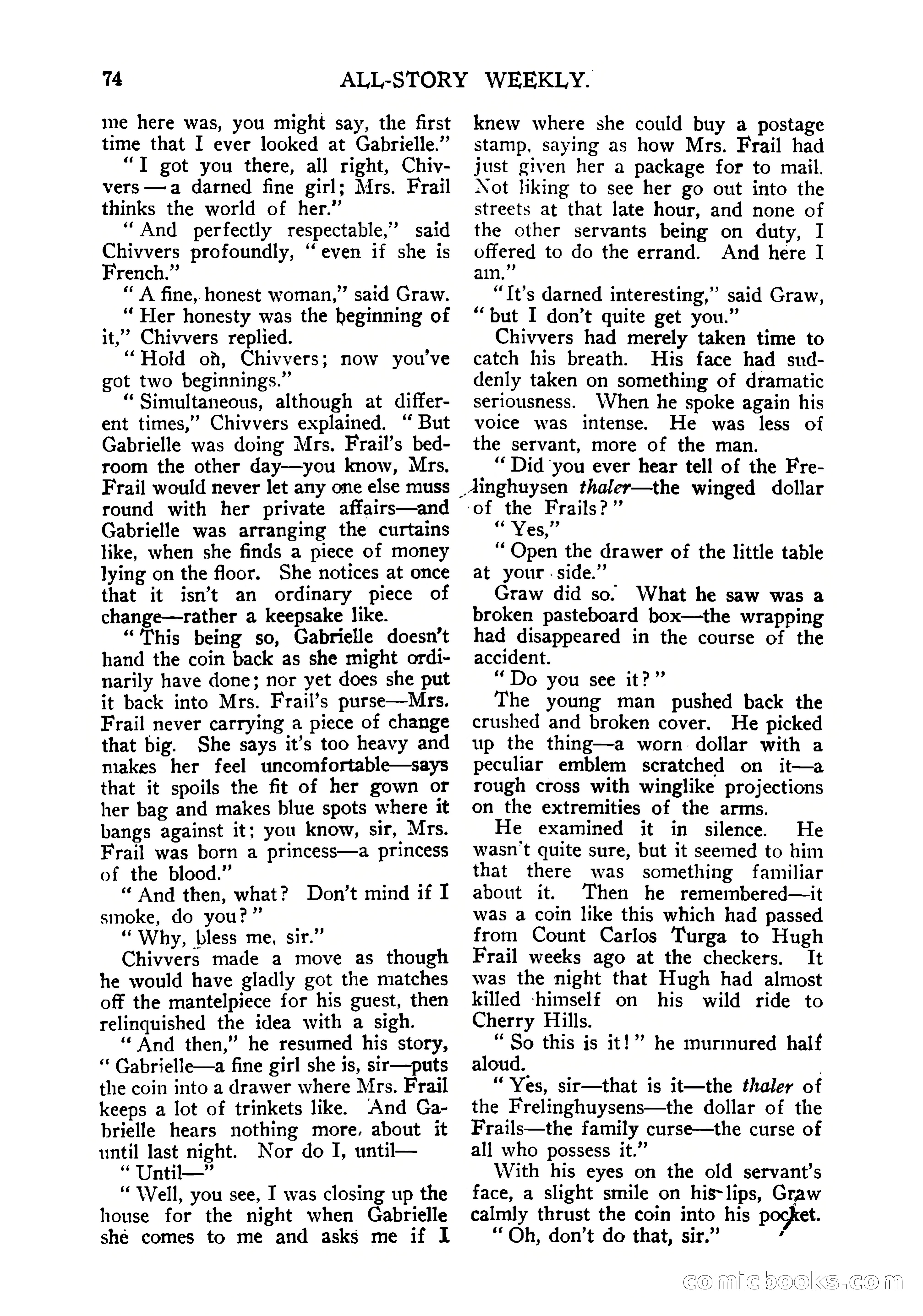 All-Story Weekly — page 76 of 102