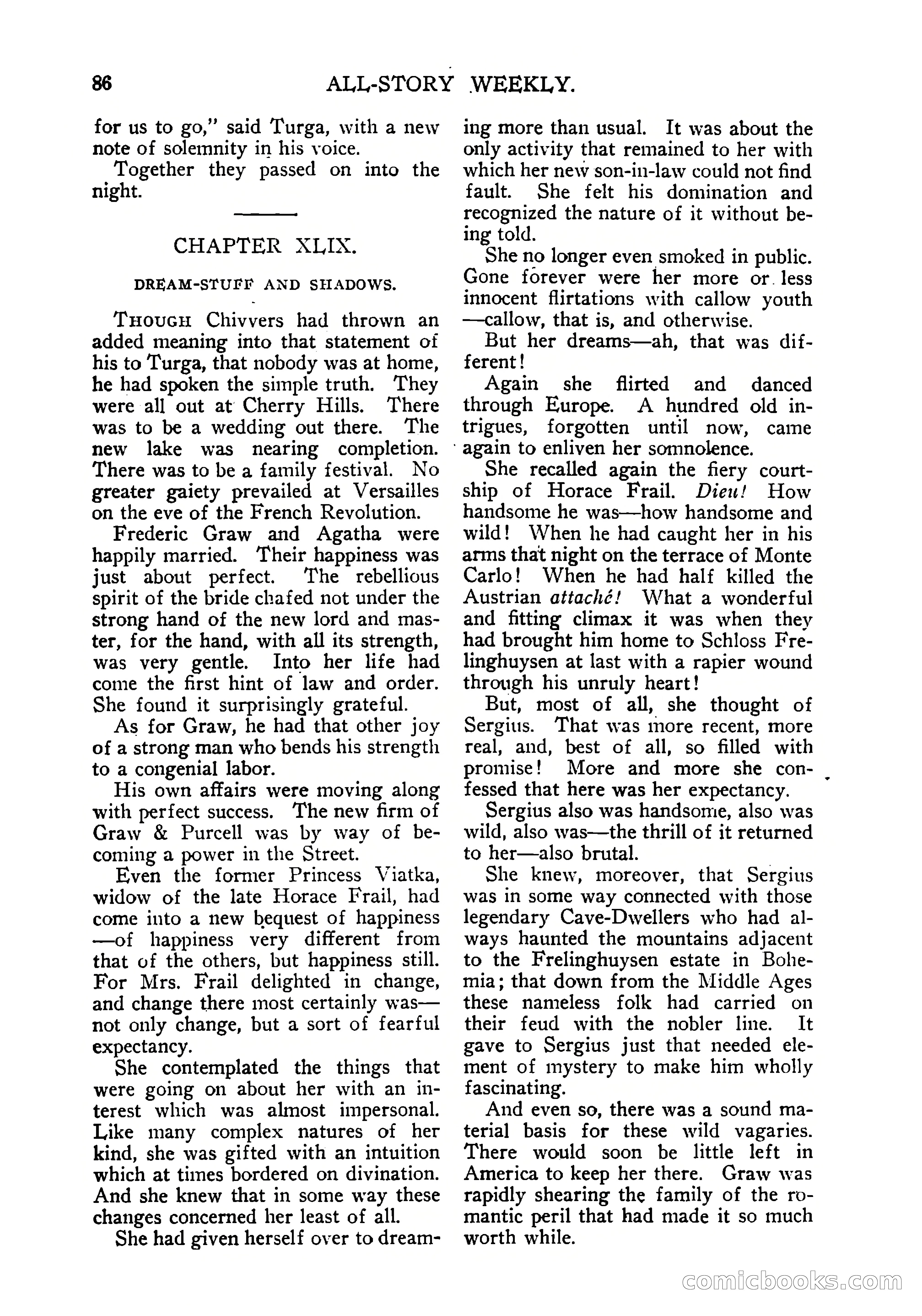 All-Story Weekly — page 88 of 102