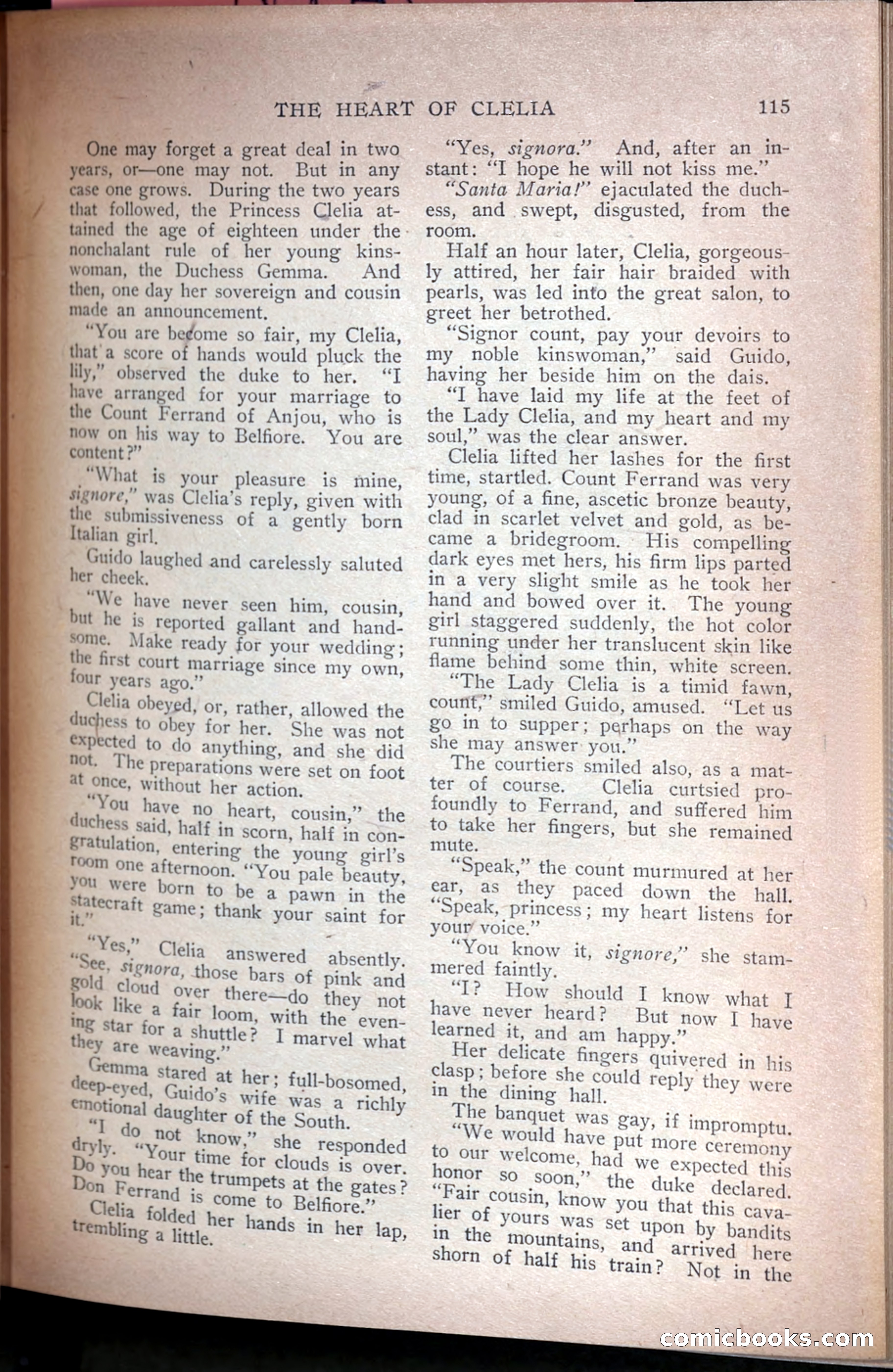 The Heart of Clelia — page 3 of 10