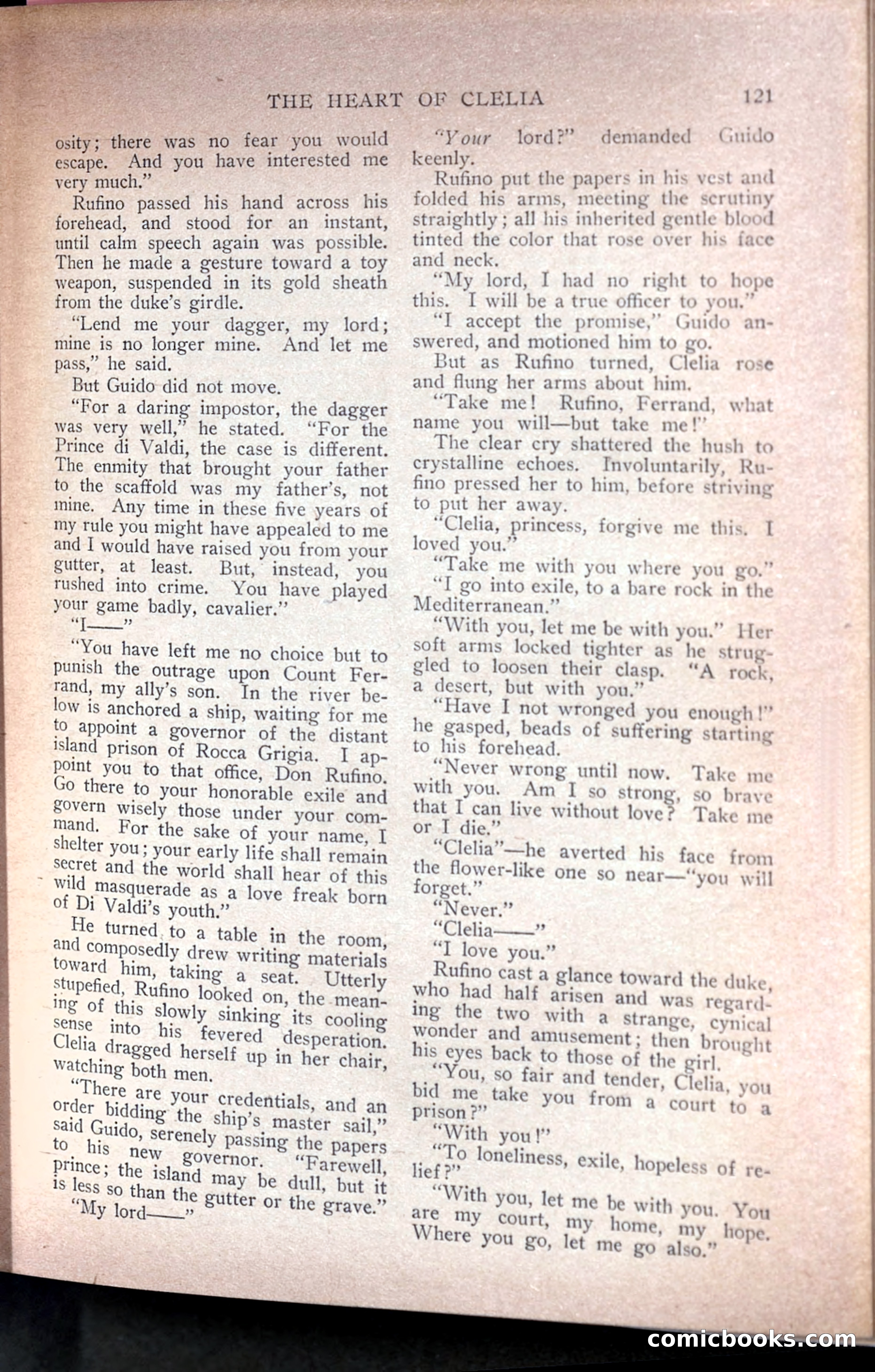 The Heart of Clelia — page 9 of 10