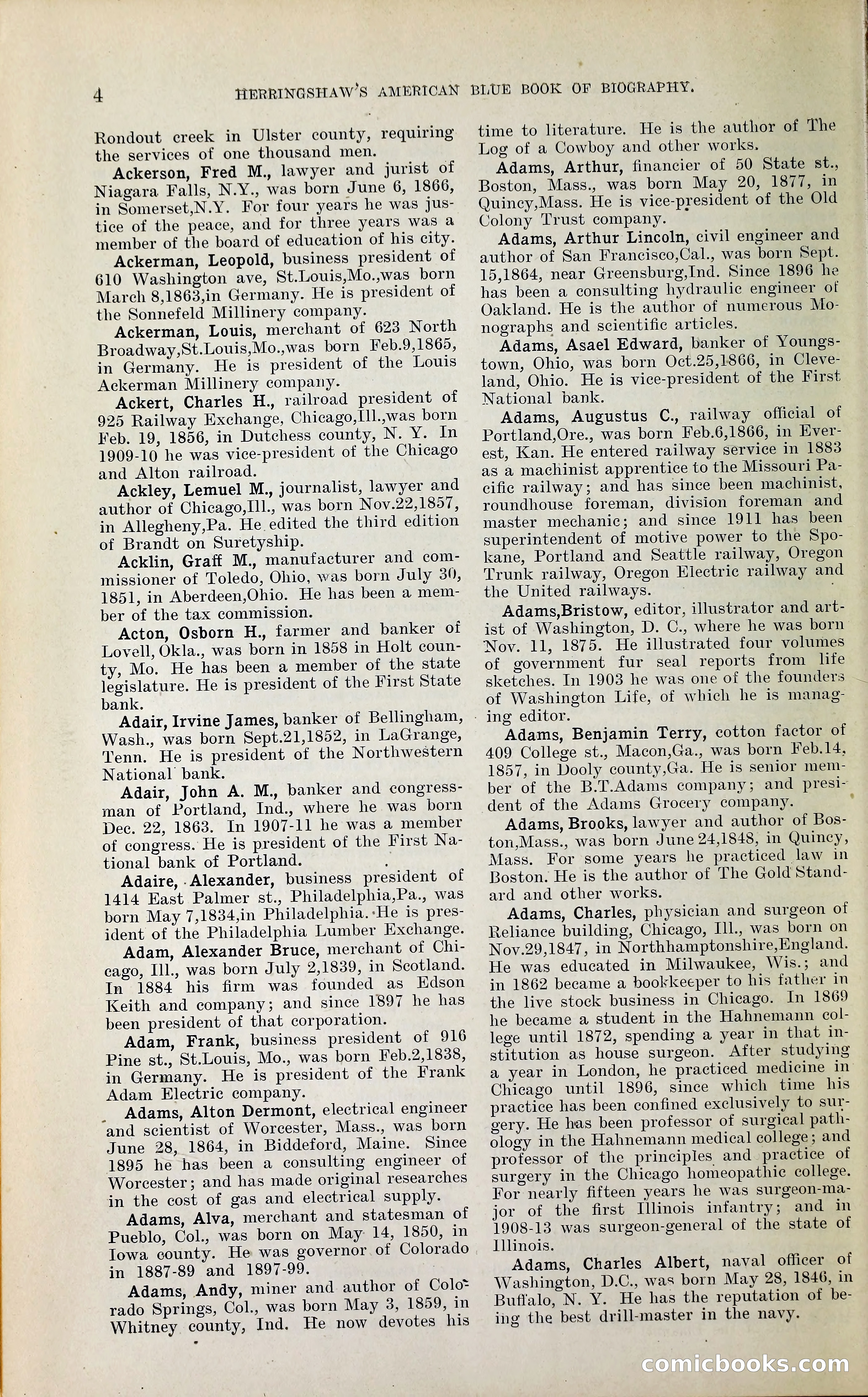 Herringshaw's American Blue Book of Biography — page 17 of 394