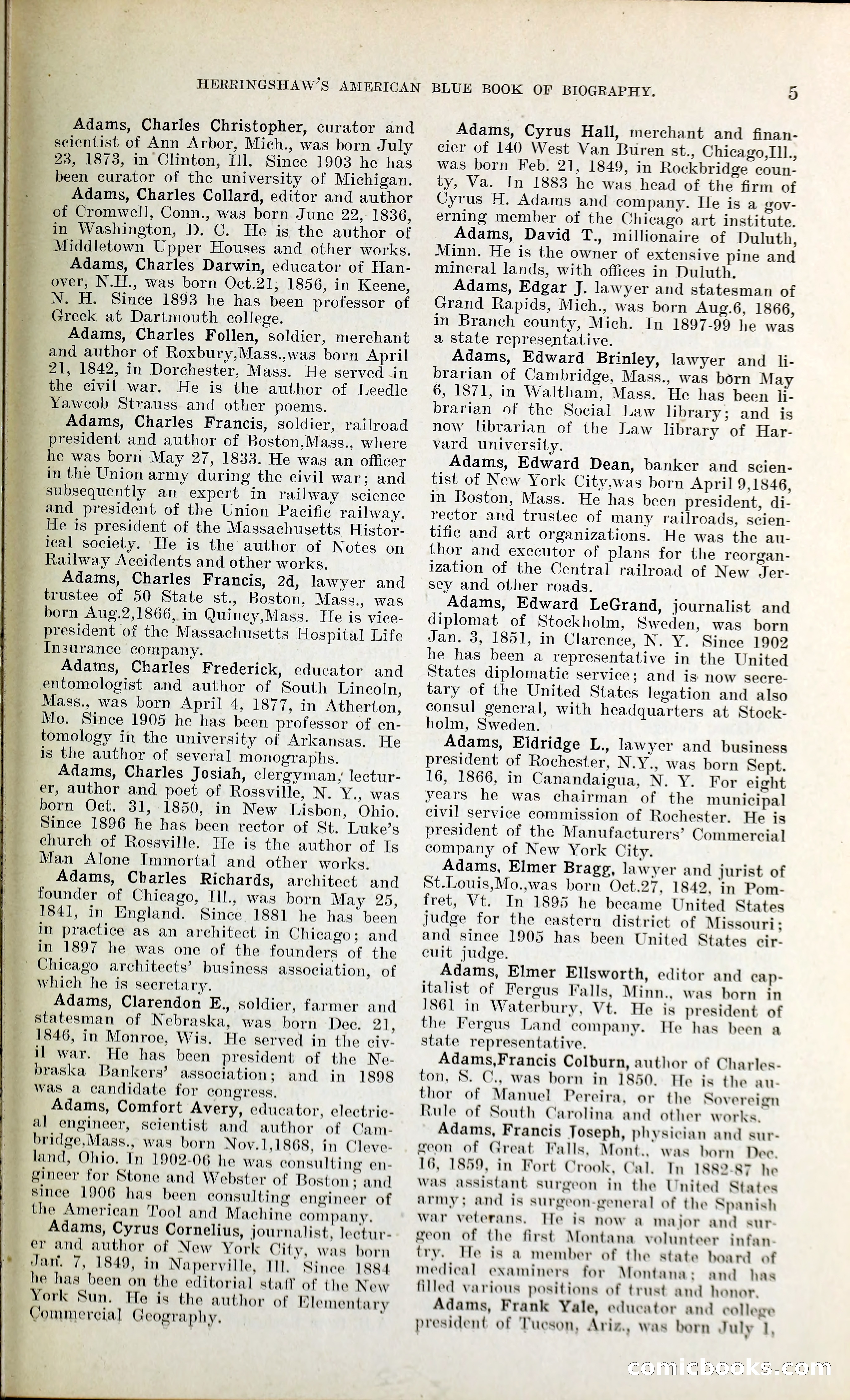 Herringshaw's American Blue Book of Biography — page 18 of 394