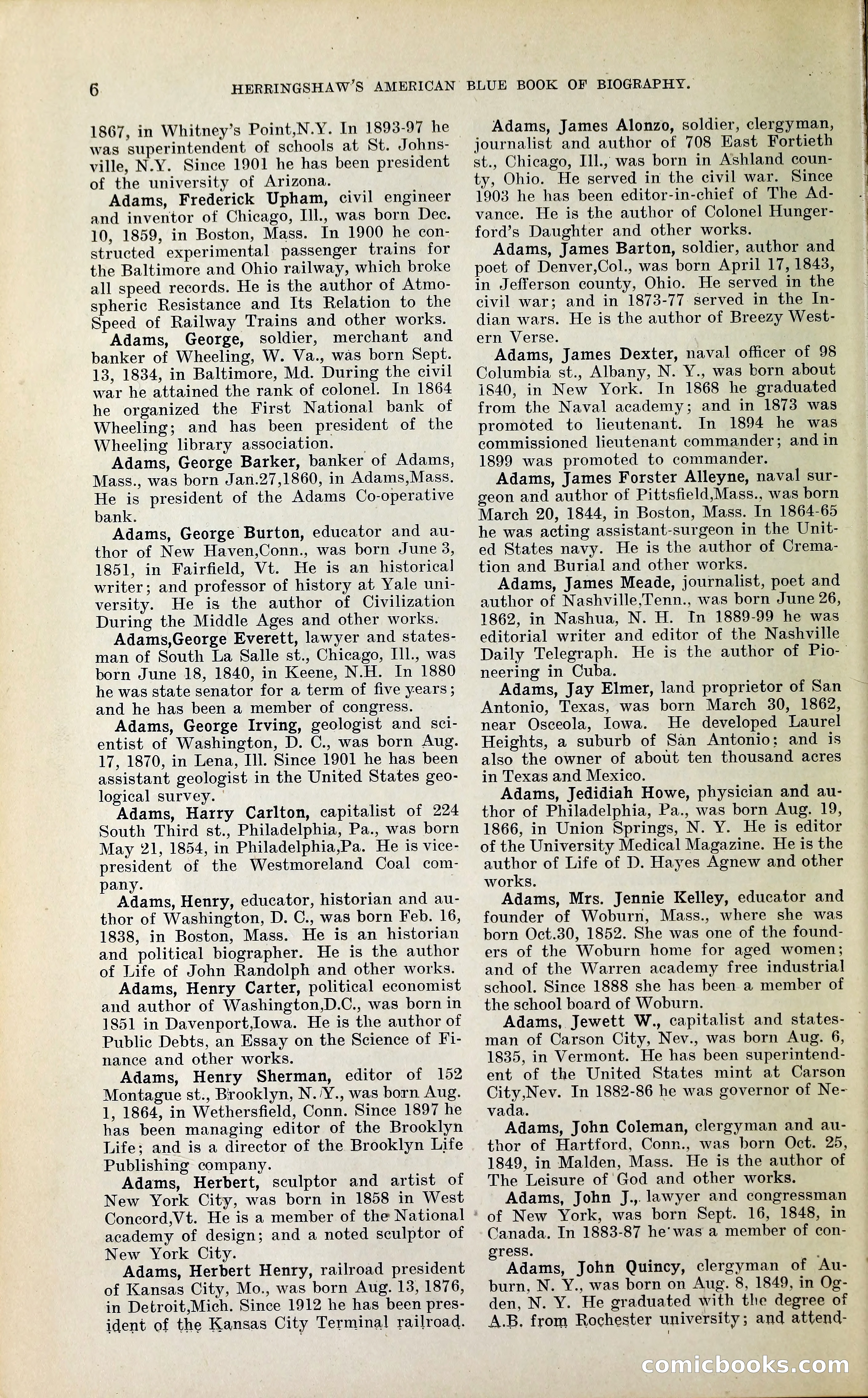 Herringshaw's American Blue Book of Biography — page 19 of 394