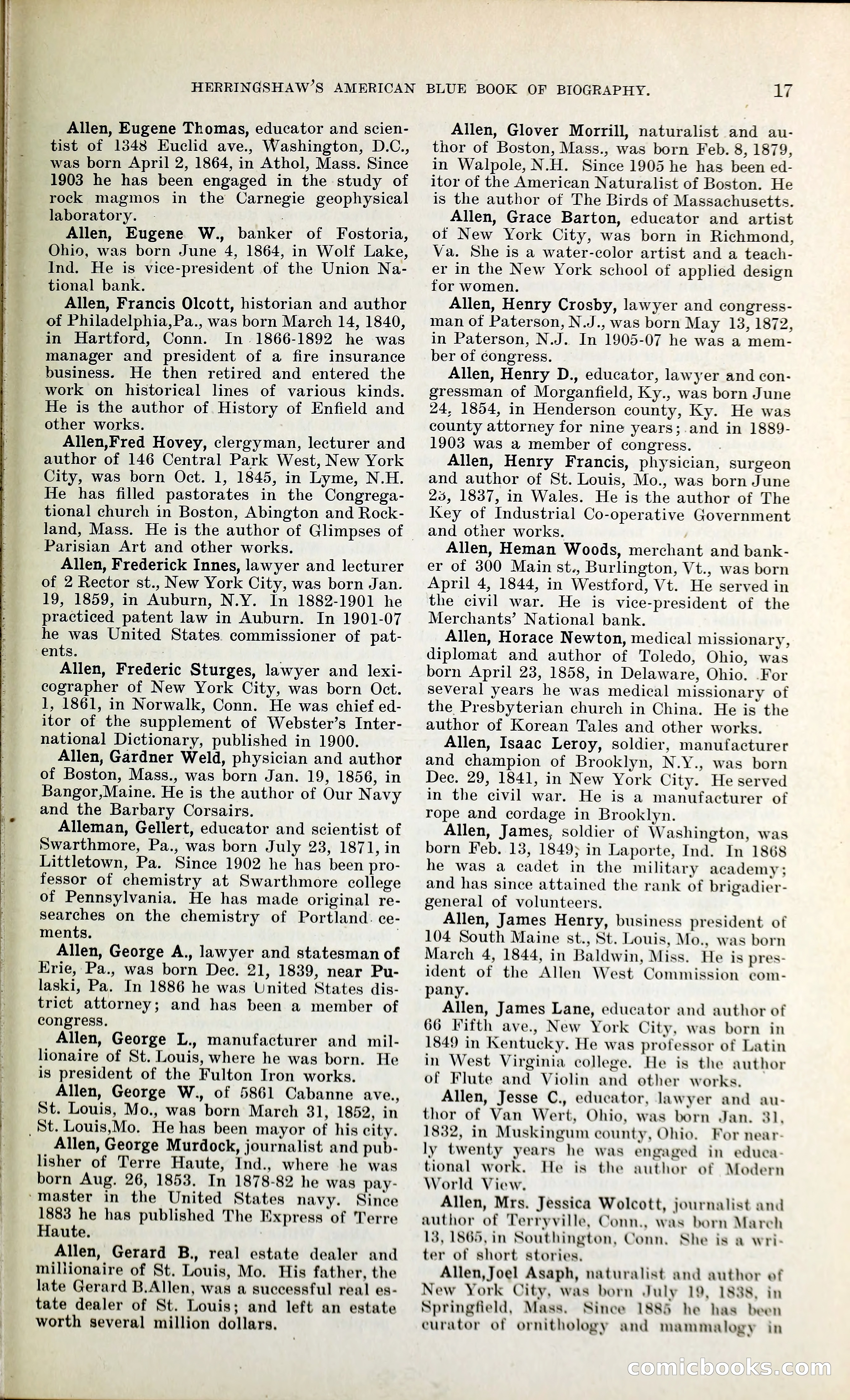 Herringshaw's American Blue Book of Biography — page 30 of 394