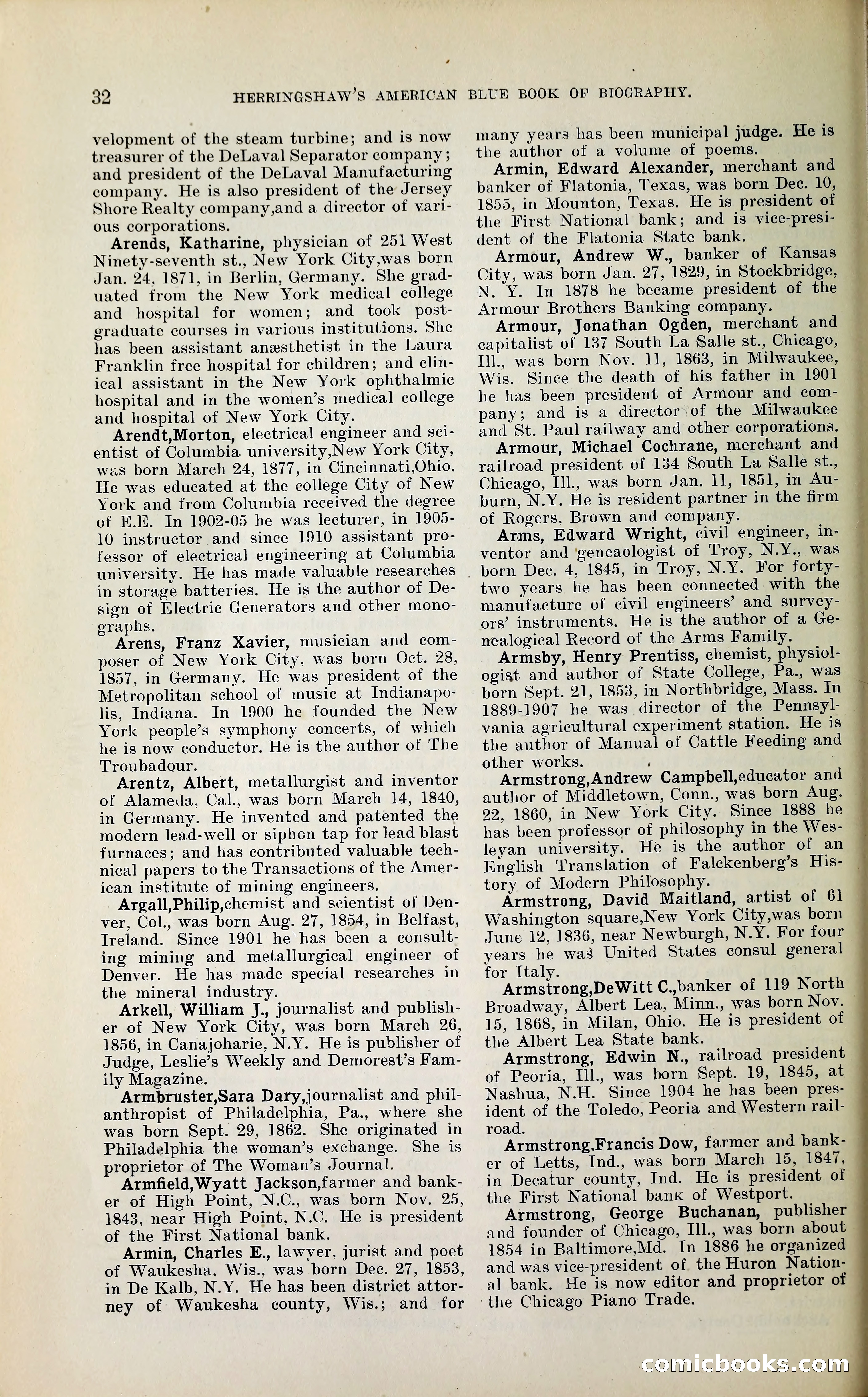 Herringshaw's American Blue Book of Biography — page 45 of 394