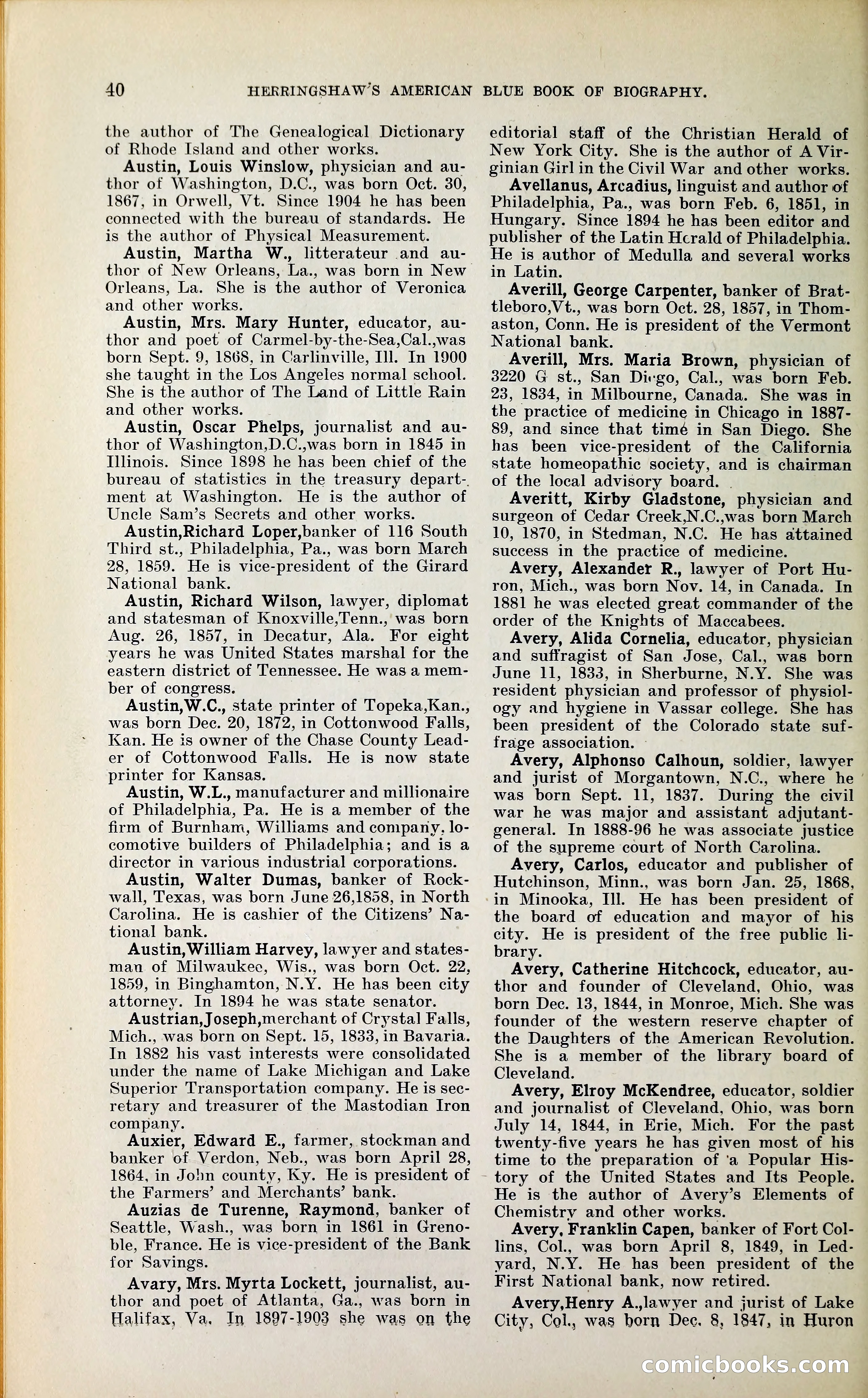 Herringshaw's American Blue Book of Biography — page 53 of 394