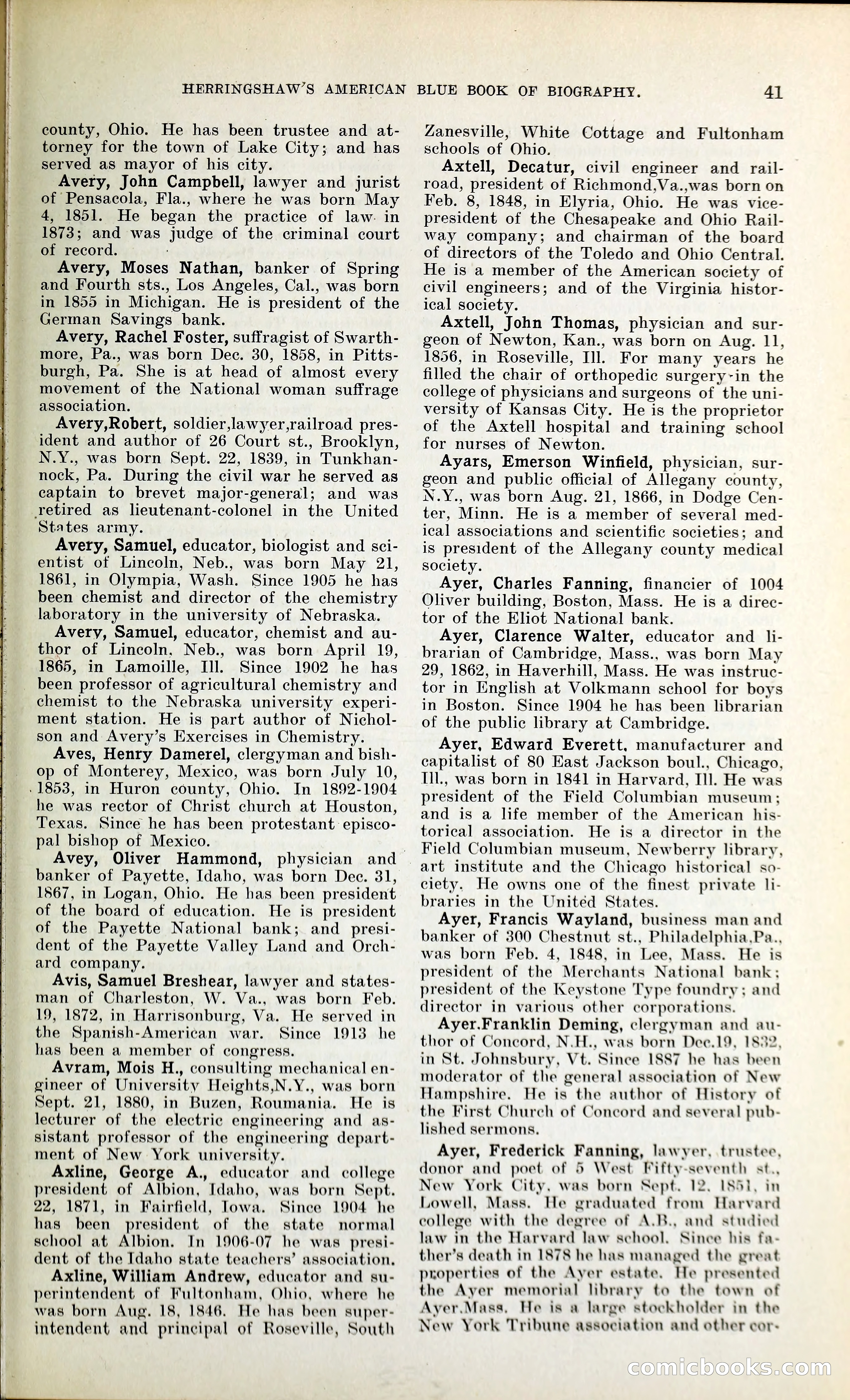 Herringshaw's American Blue Book of Biography — page 54 of 394