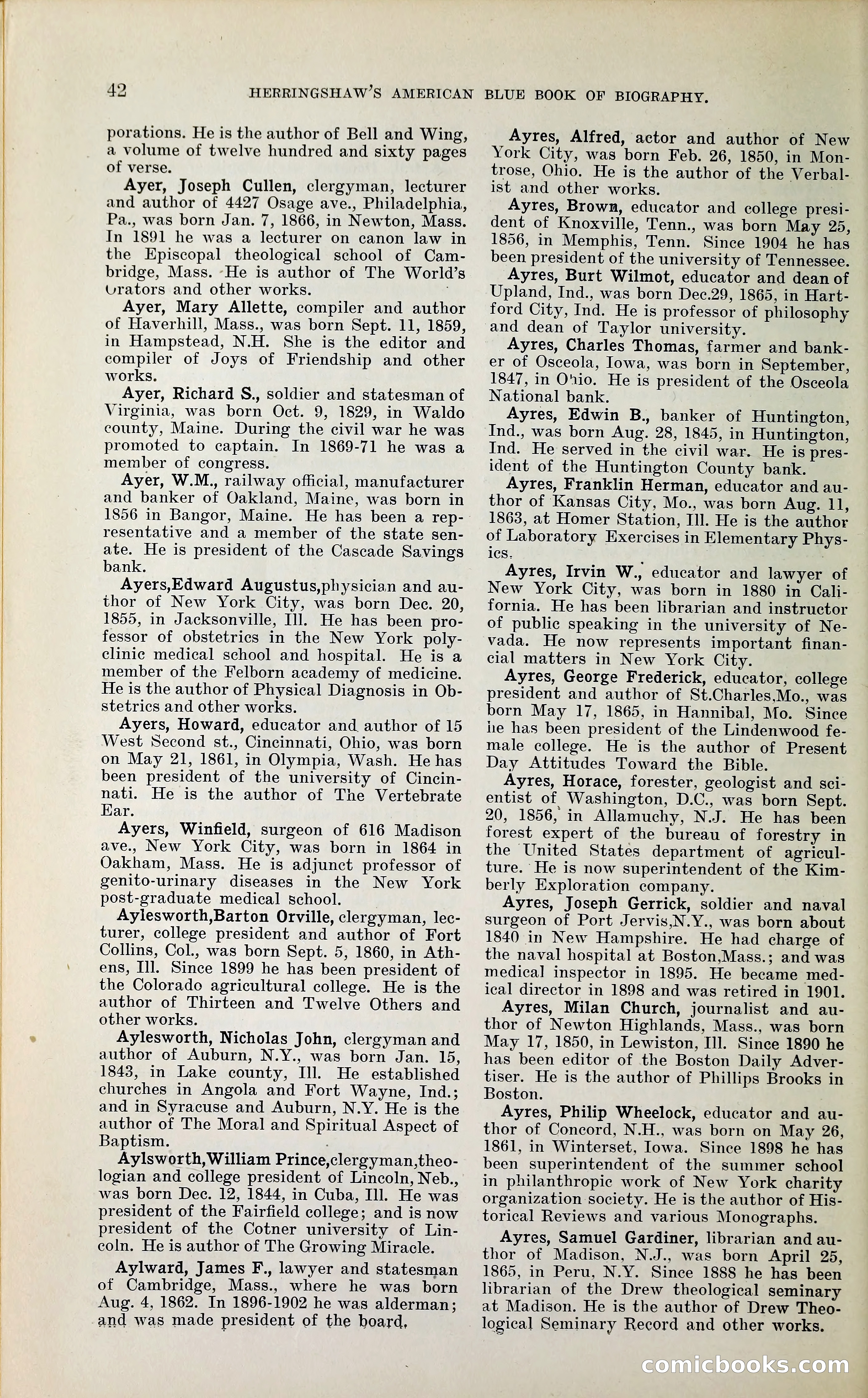 Herringshaw's American Blue Book of Biography — page 55 of 394