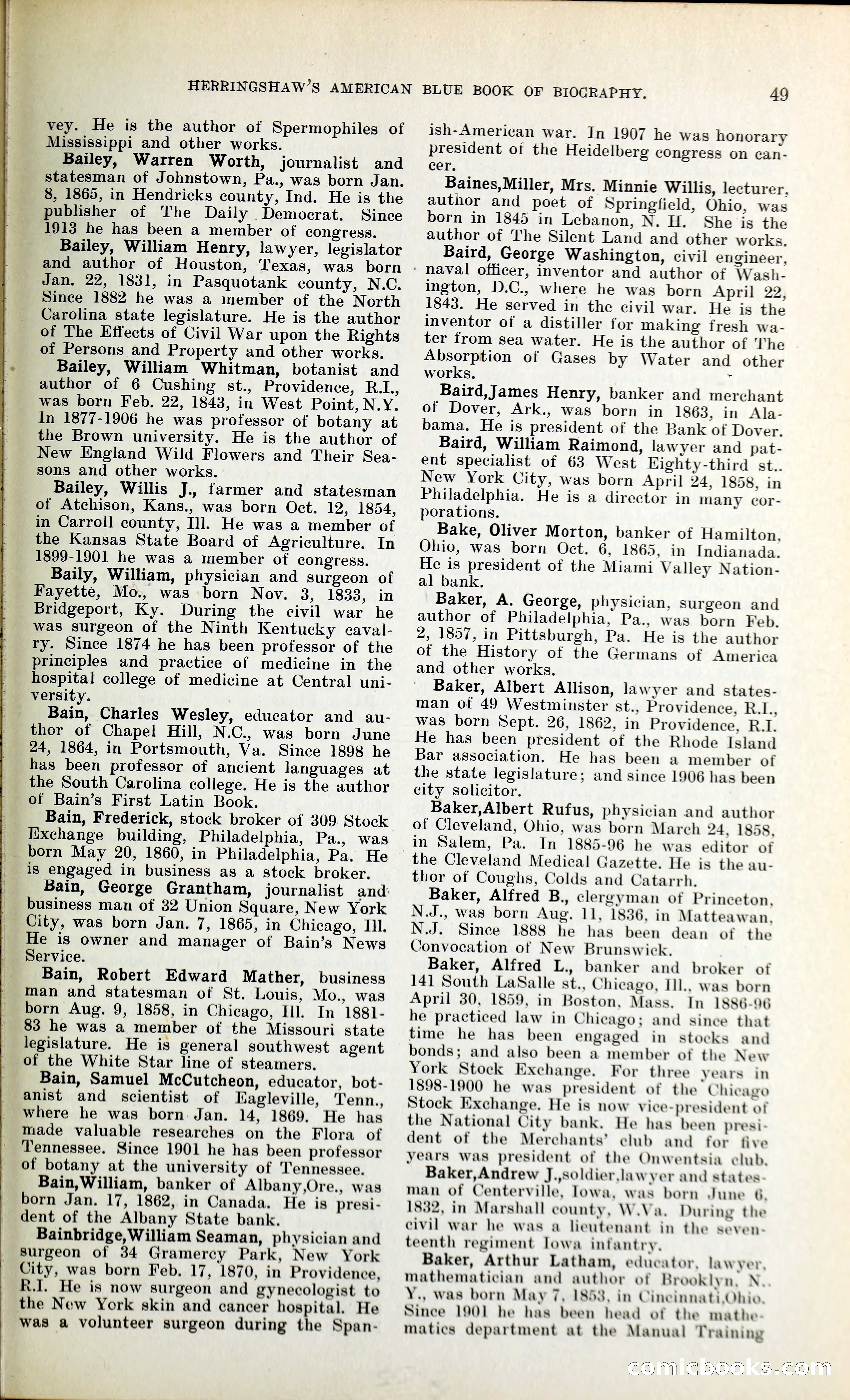 Herringshaw's American Blue Book of Biography — page 62 of 394