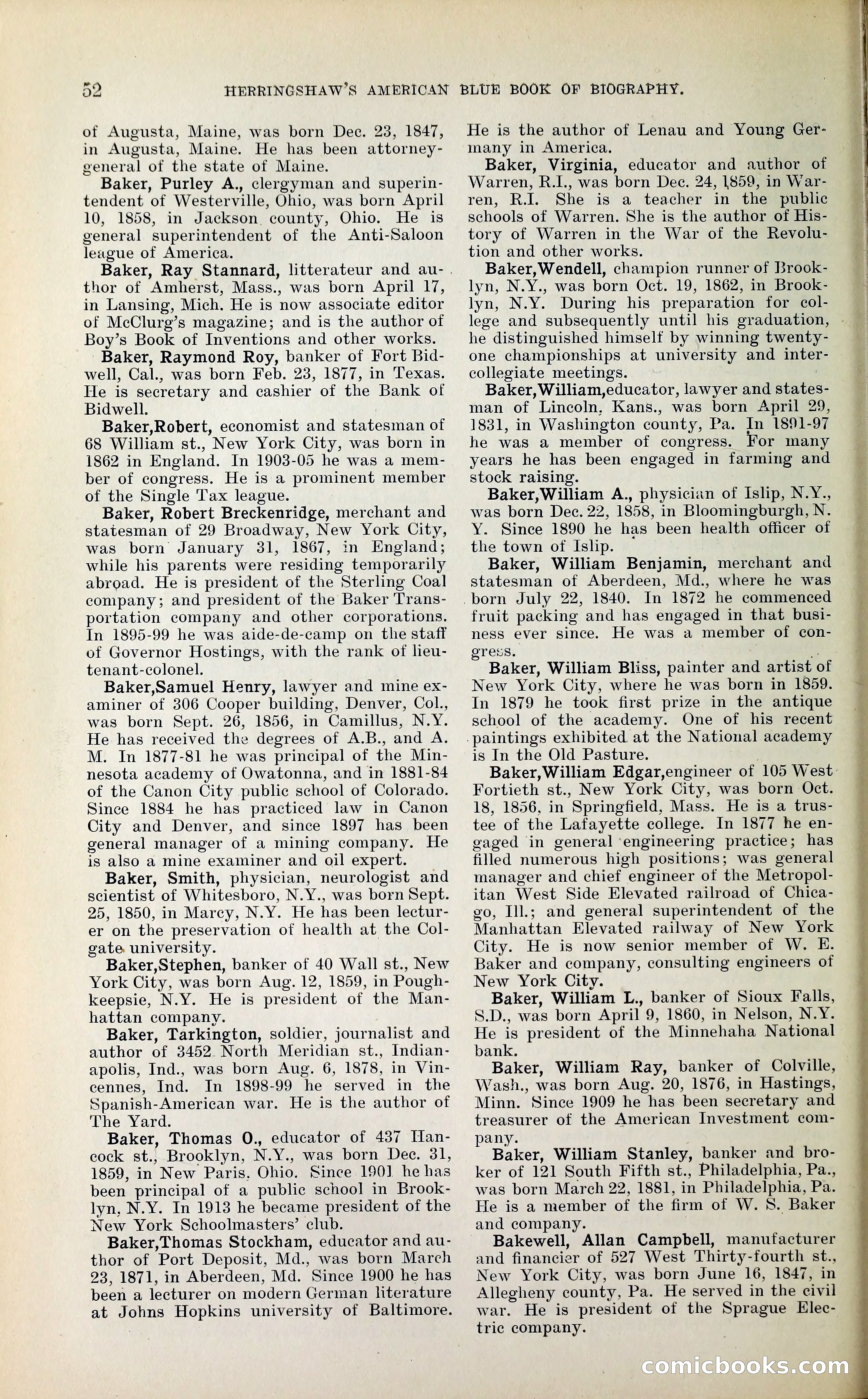 Herringshaw's American Blue Book of Biography — page 65 of 394