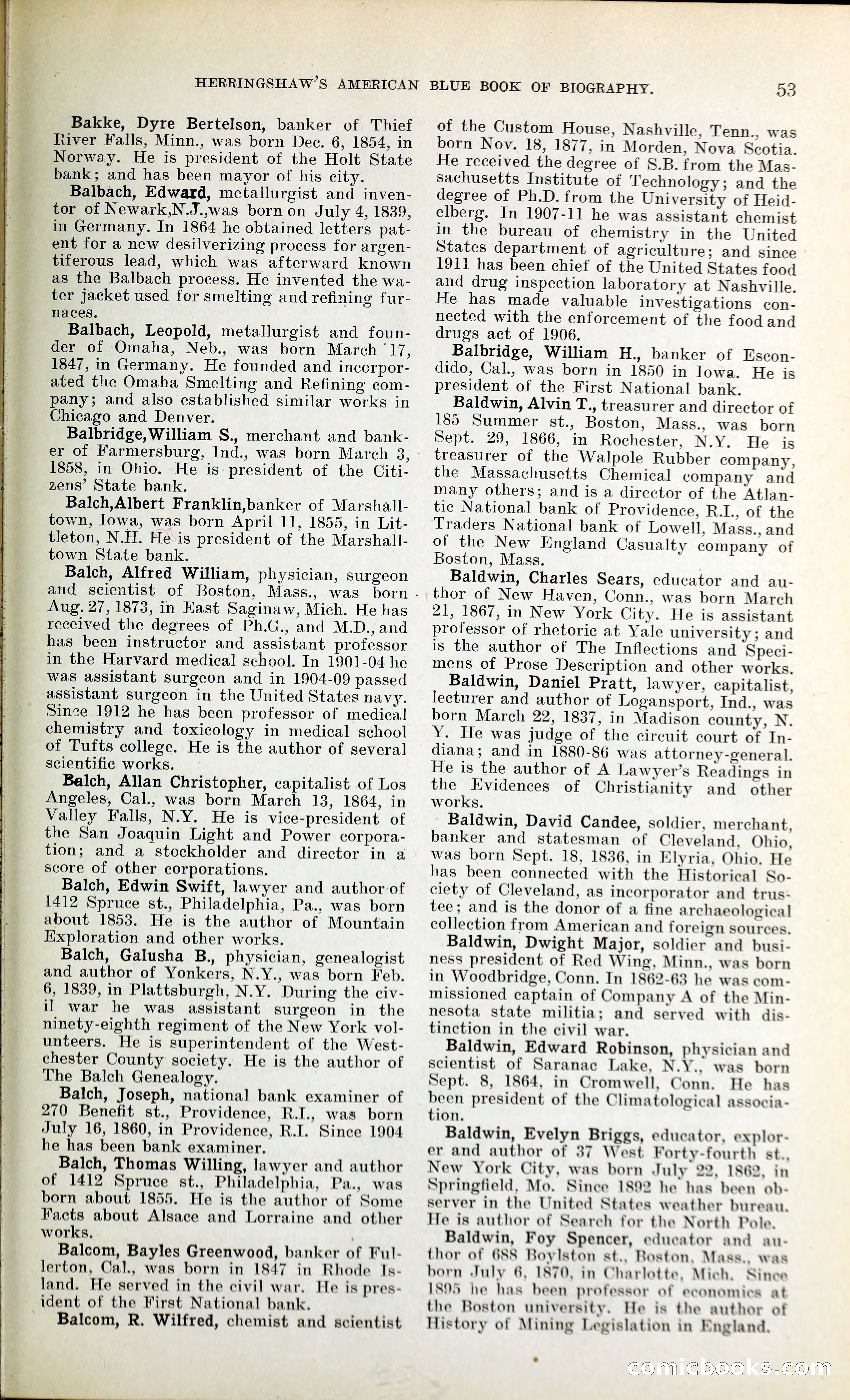 Herringshaw's American Blue Book of Biography — page 66 of 394