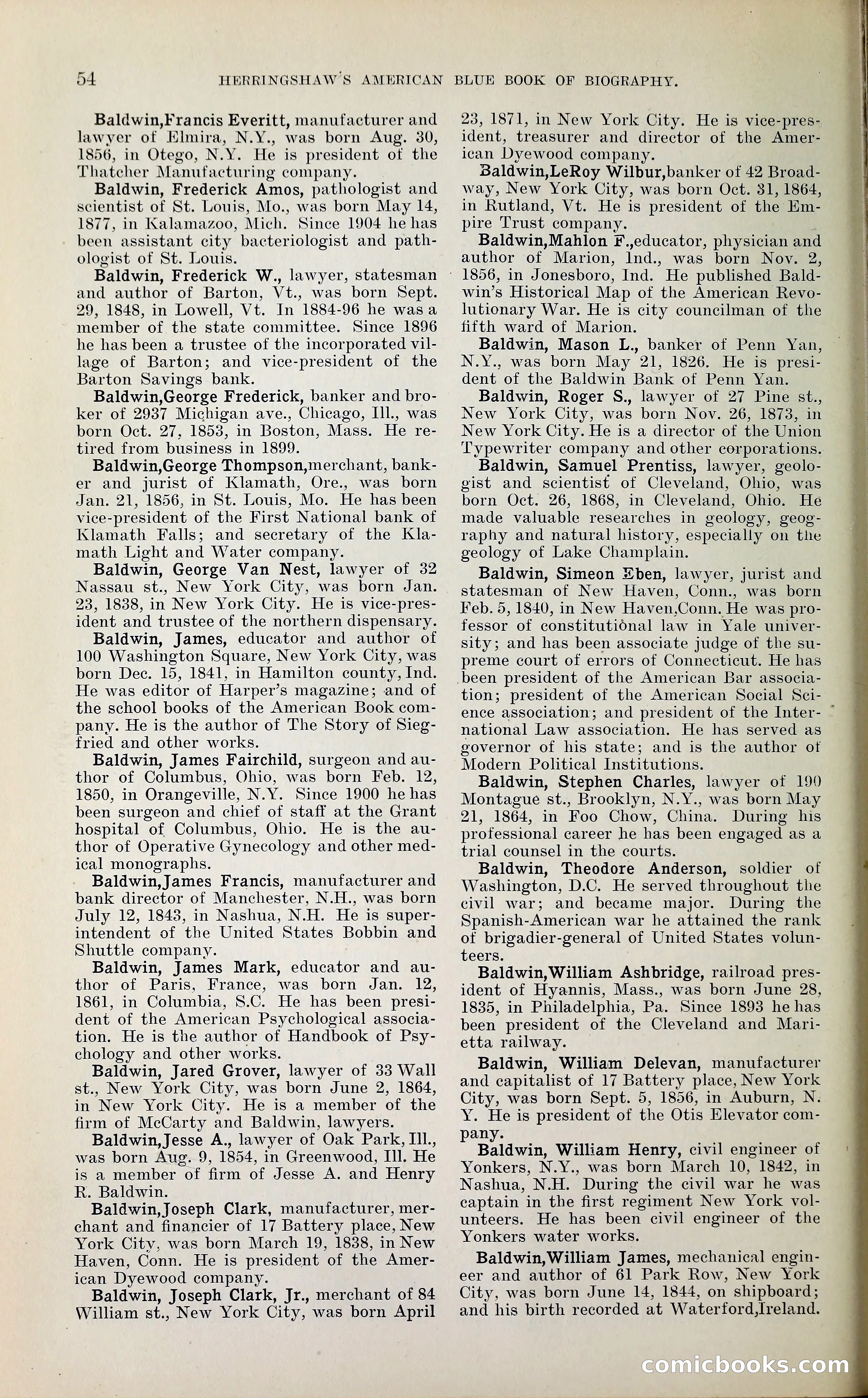Herringshaw's American Blue Book of Biography — page 67 of 394