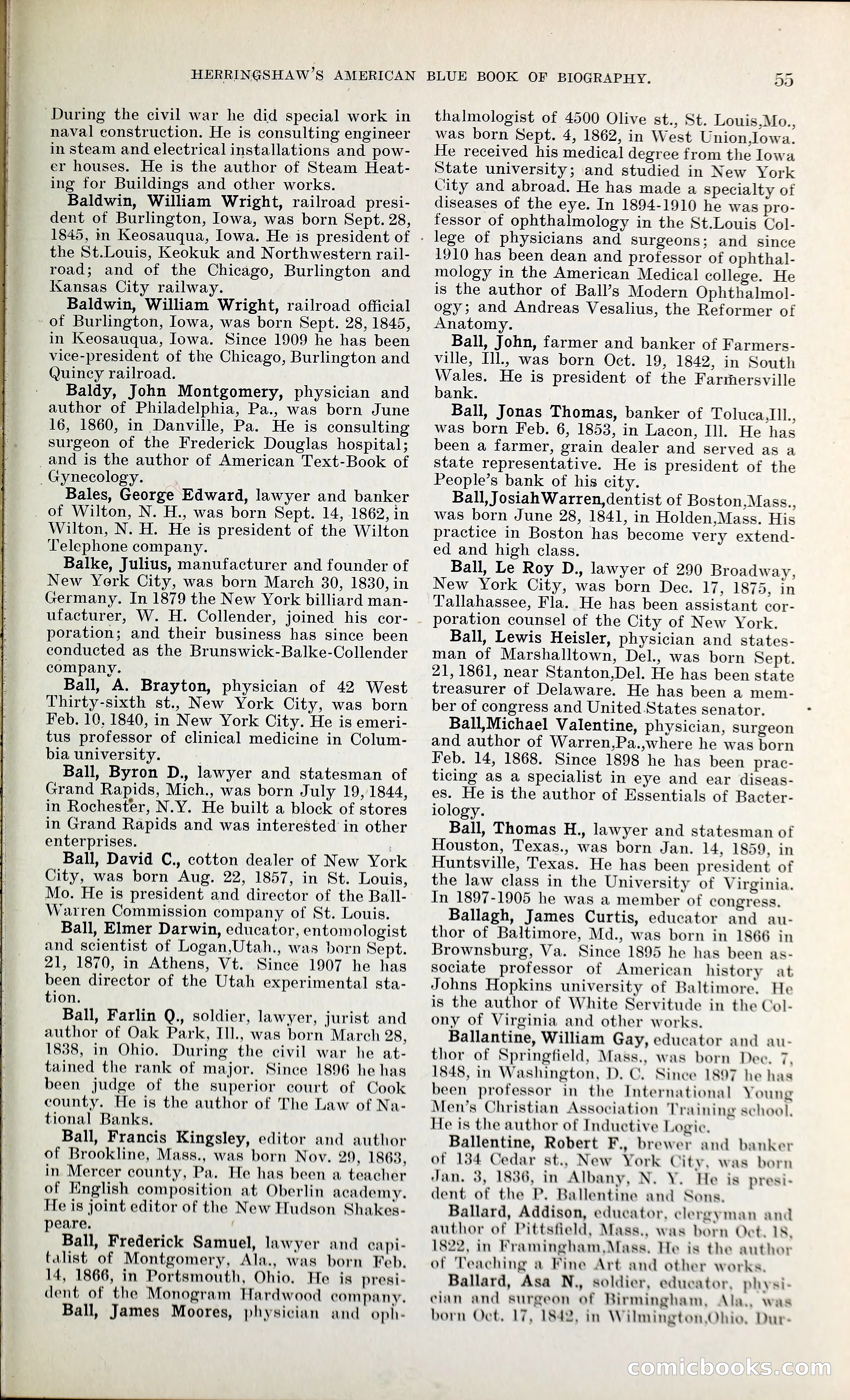 Herringshaw's American Blue Book of Biography — page 68 of 394