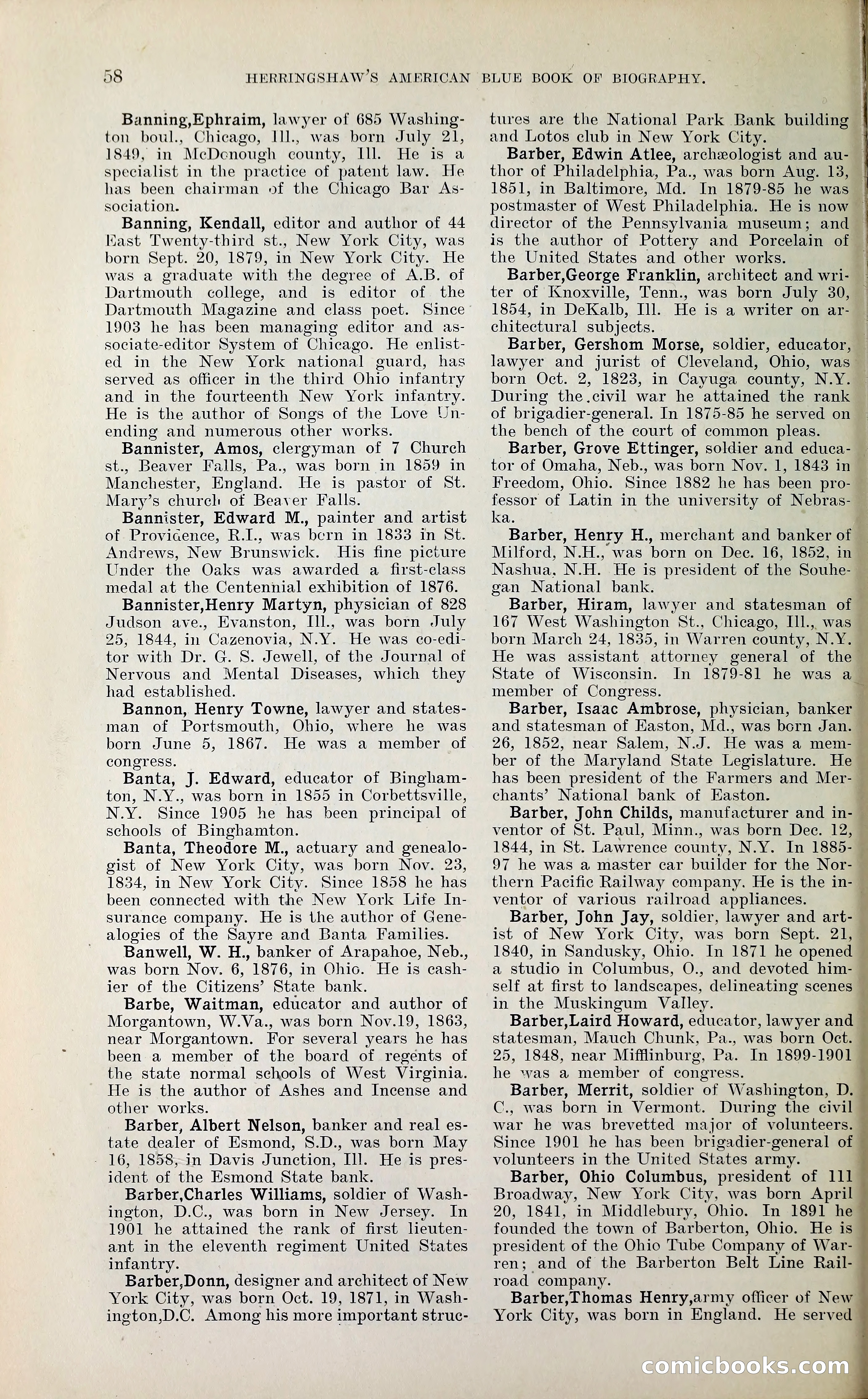 Herringshaw's American Blue Book of Biography — page 71 of 394