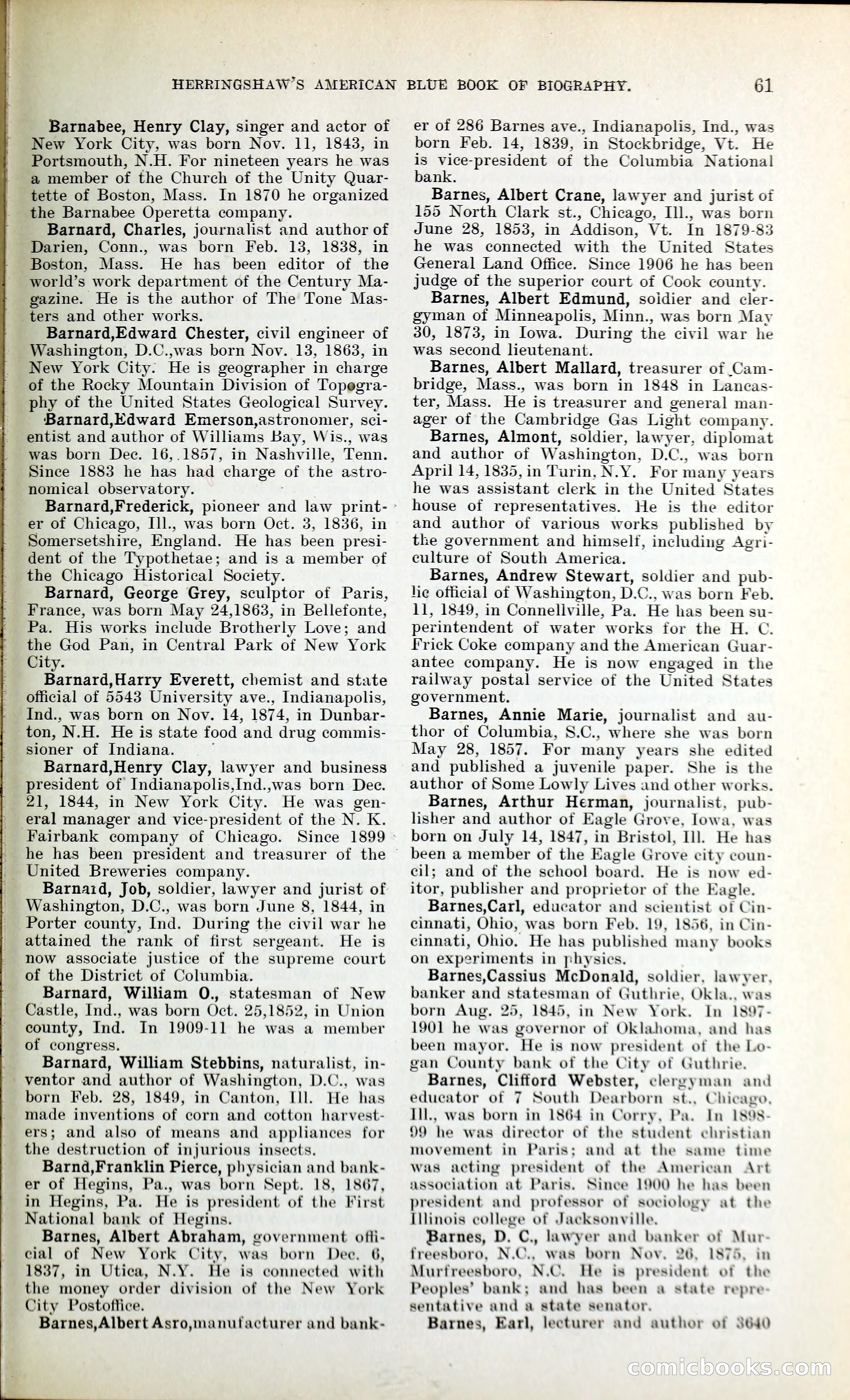Herringshaw's American Blue Book of Biography — page 74 of 394