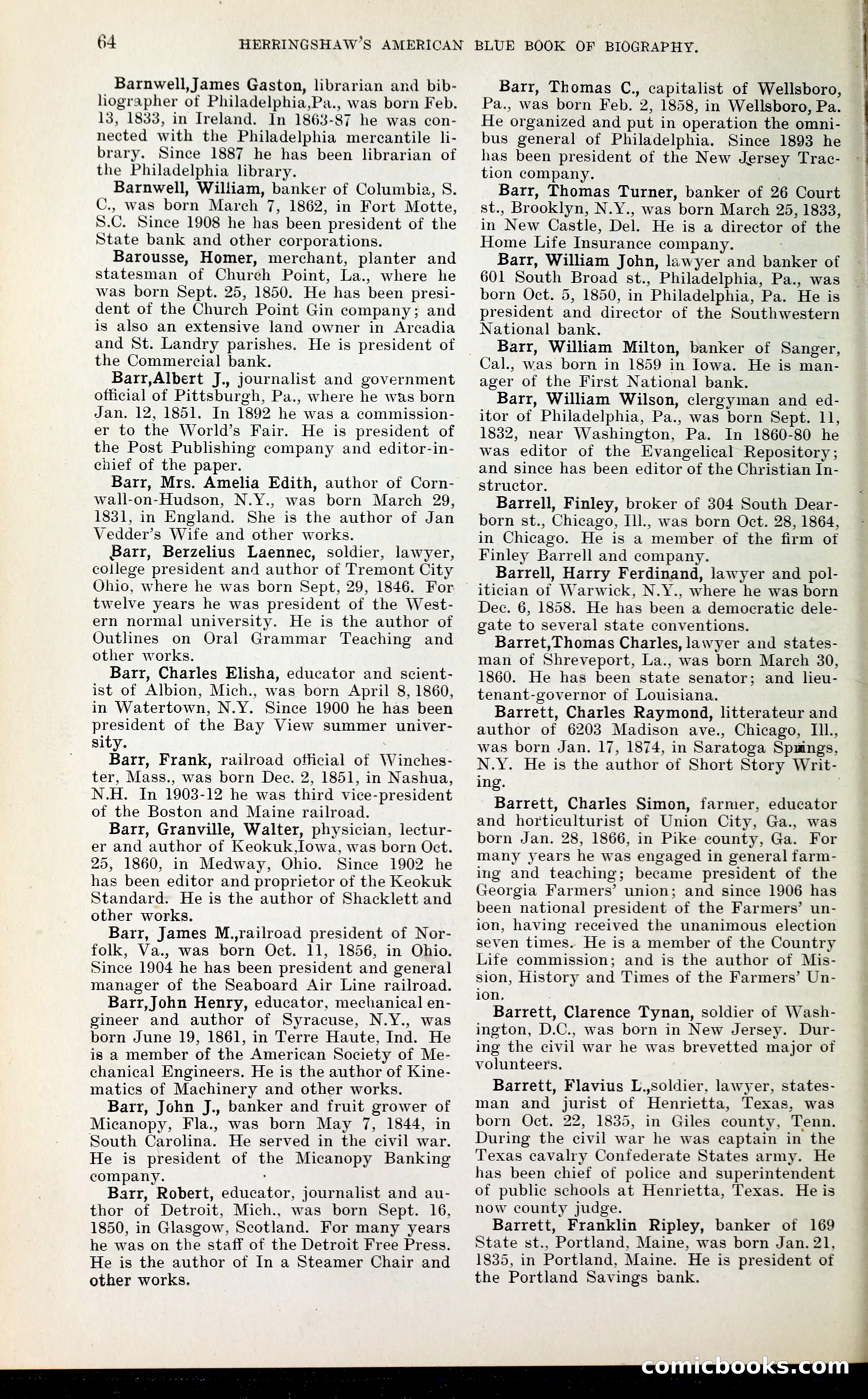Herringshaw's American Blue Book of Biography — page 77 of 394