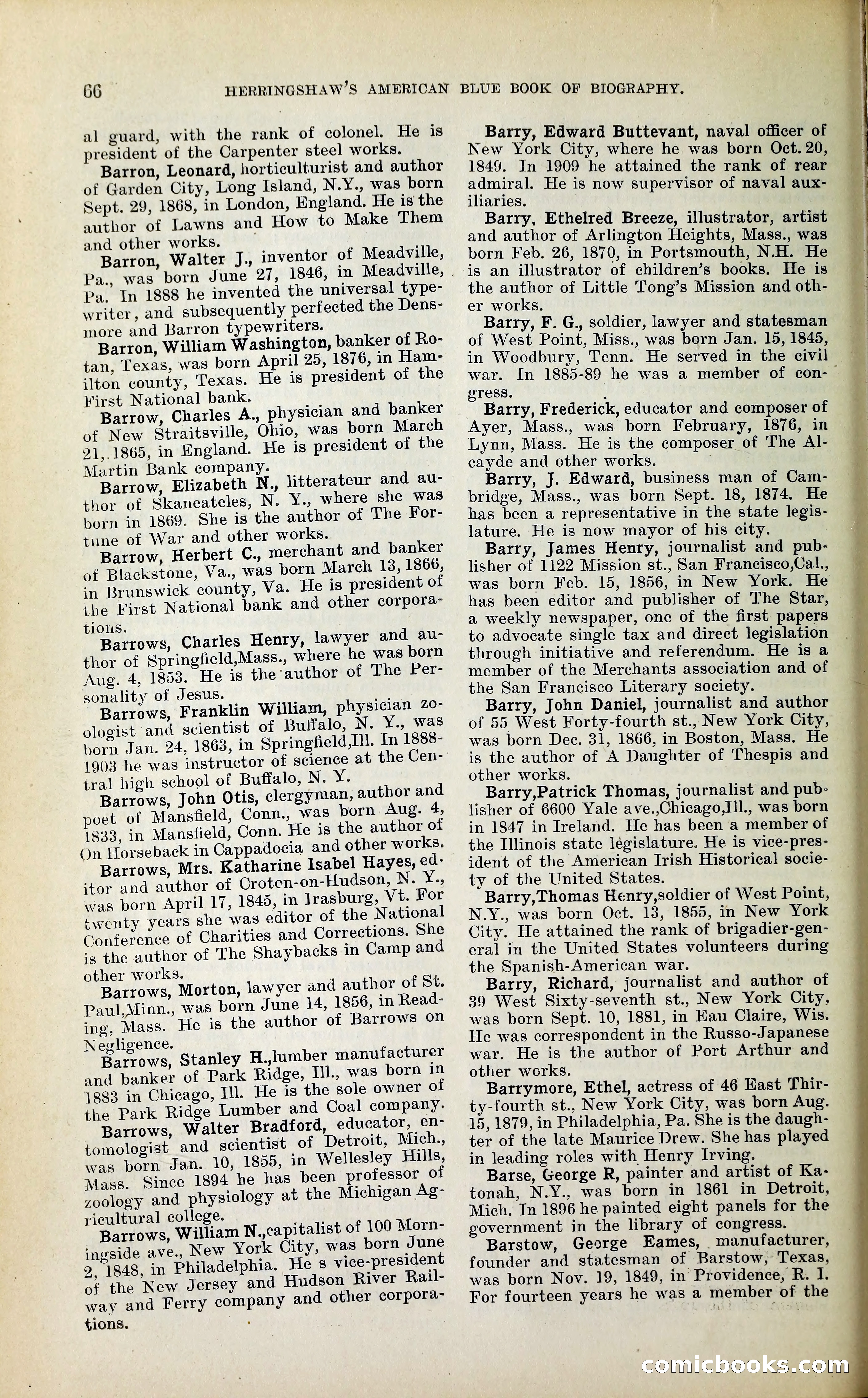 Herringshaw's American Blue Book of Biography — page 79 of 394