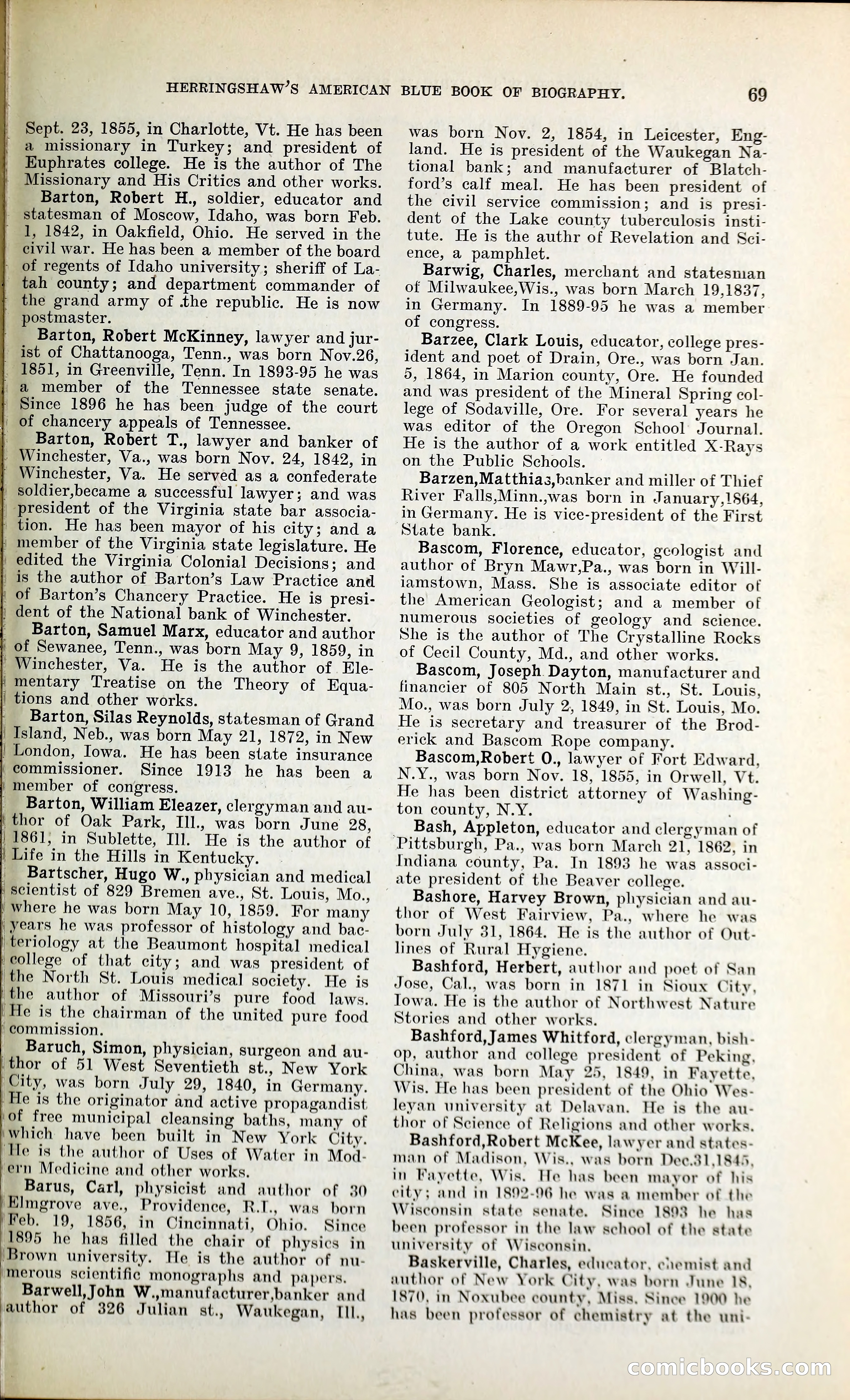 Herringshaw's American Blue Book of Biography — page 82 of 394