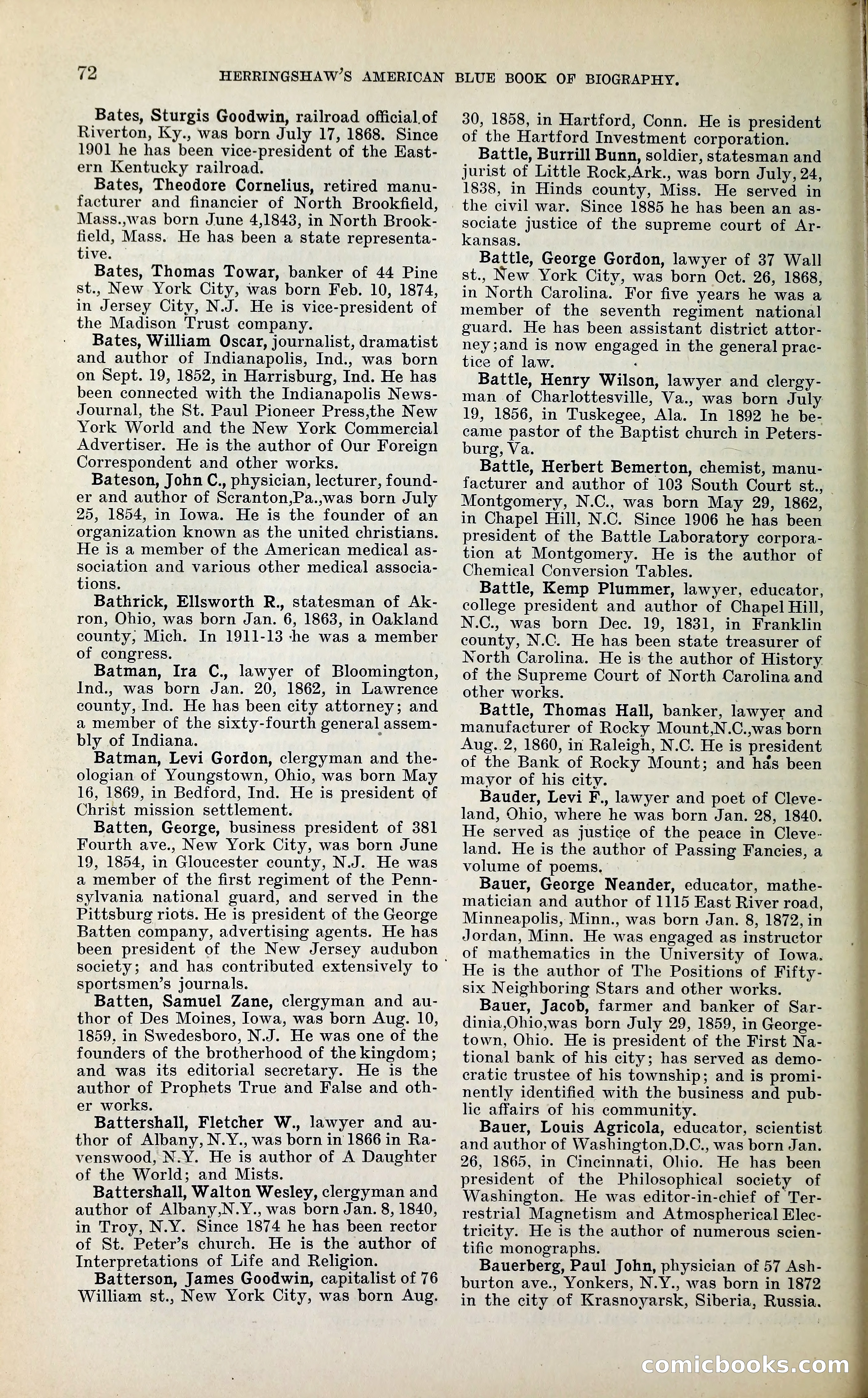 Herringshaw's American Blue Book of Biography — page 85 of 394