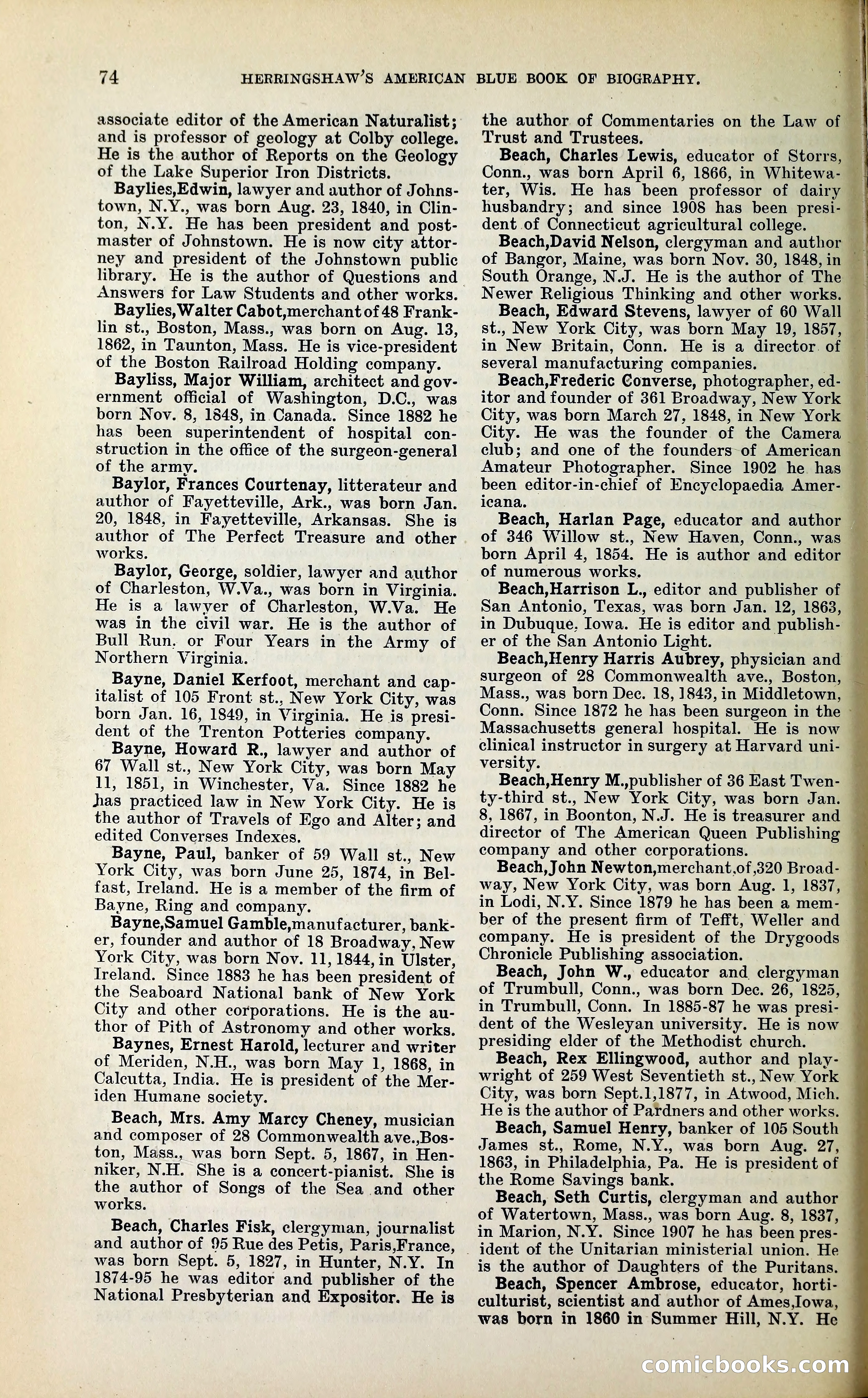 Herringshaw's American Blue Book of Biography — page 87 of 394