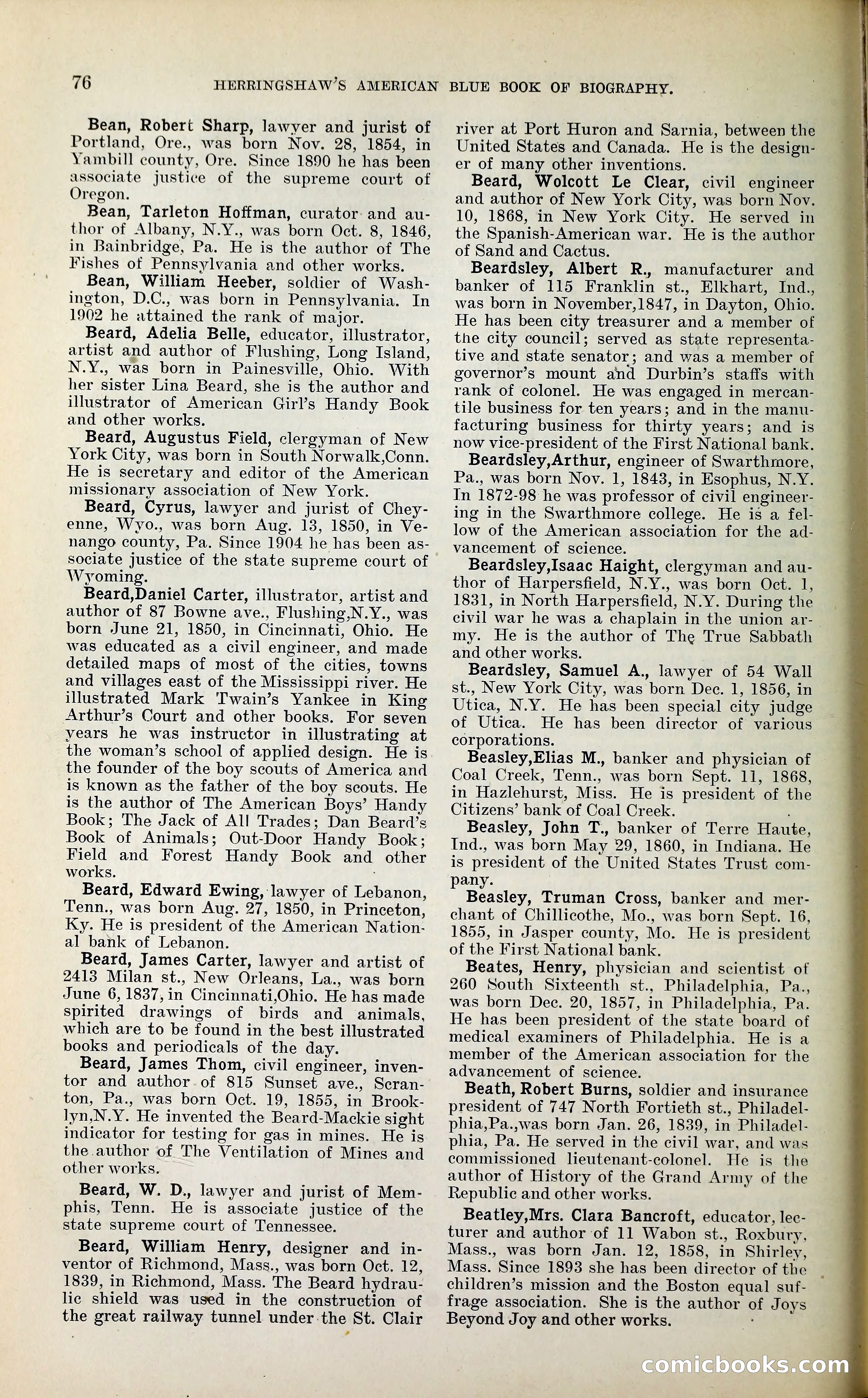 Herringshaw's American Blue Book of Biography — page 89 of 394