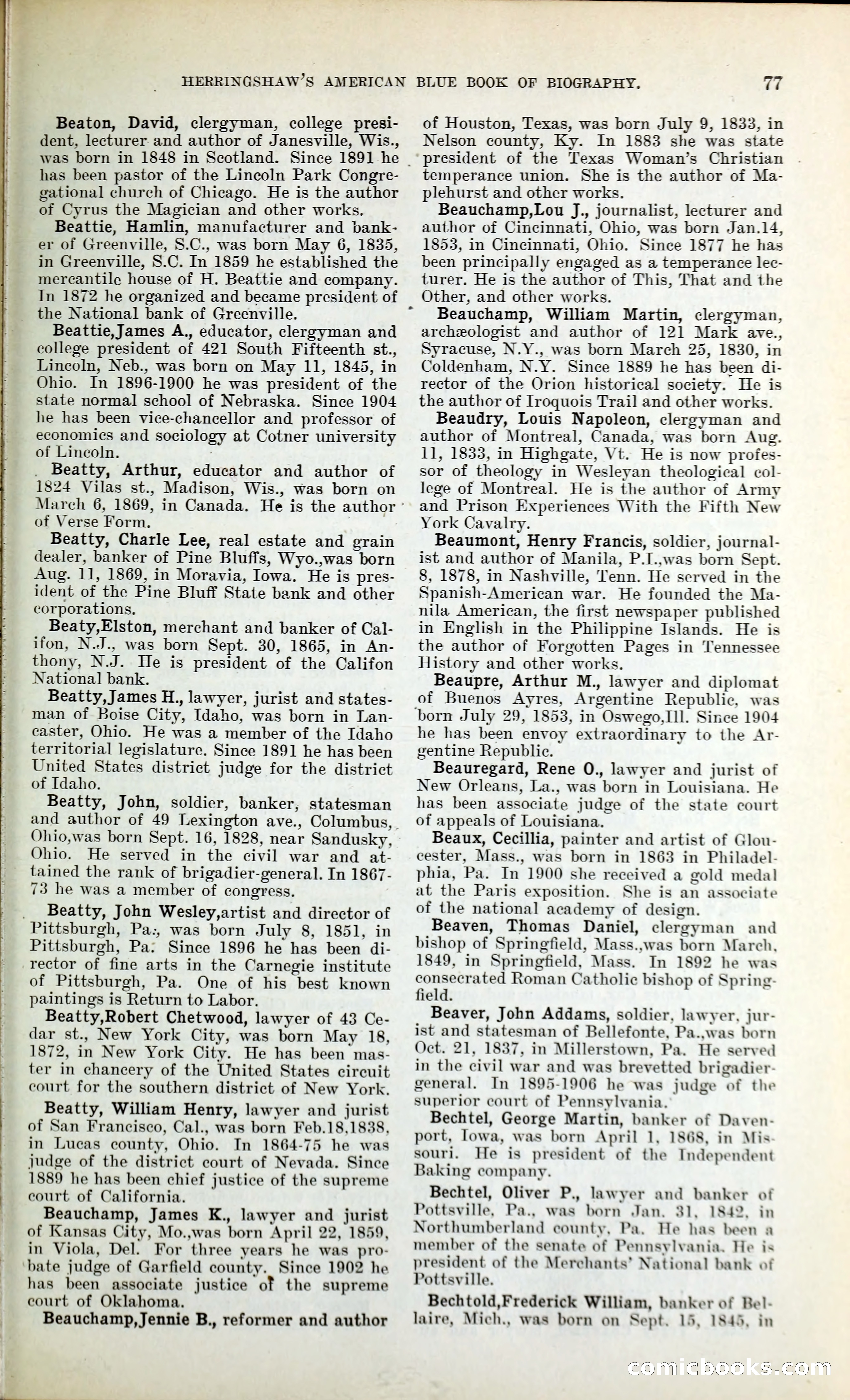Herringshaw's American Blue Book of Biography — page 90 of 394
