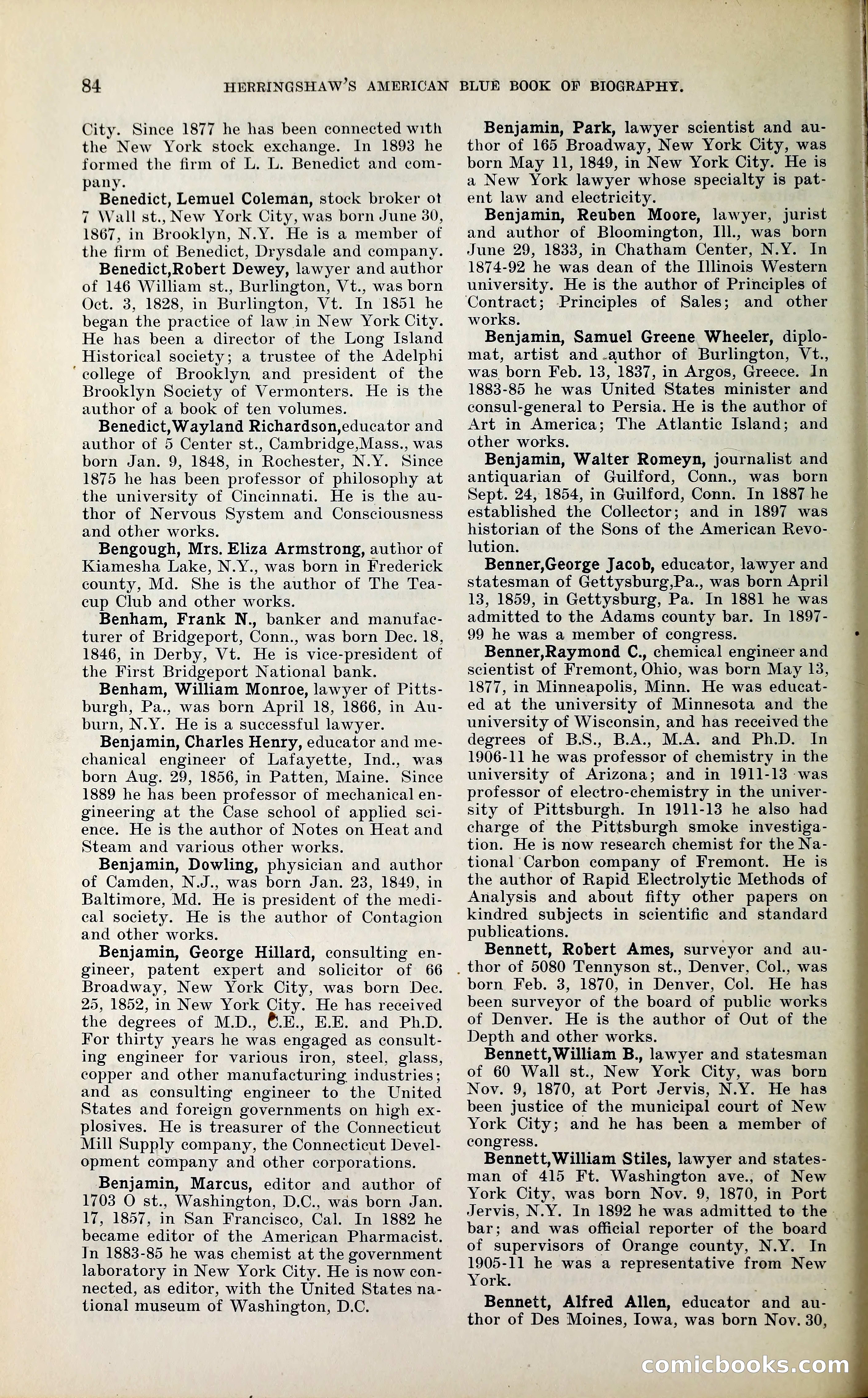 Herringshaw's American Blue Book of Biography — page 97 of 394