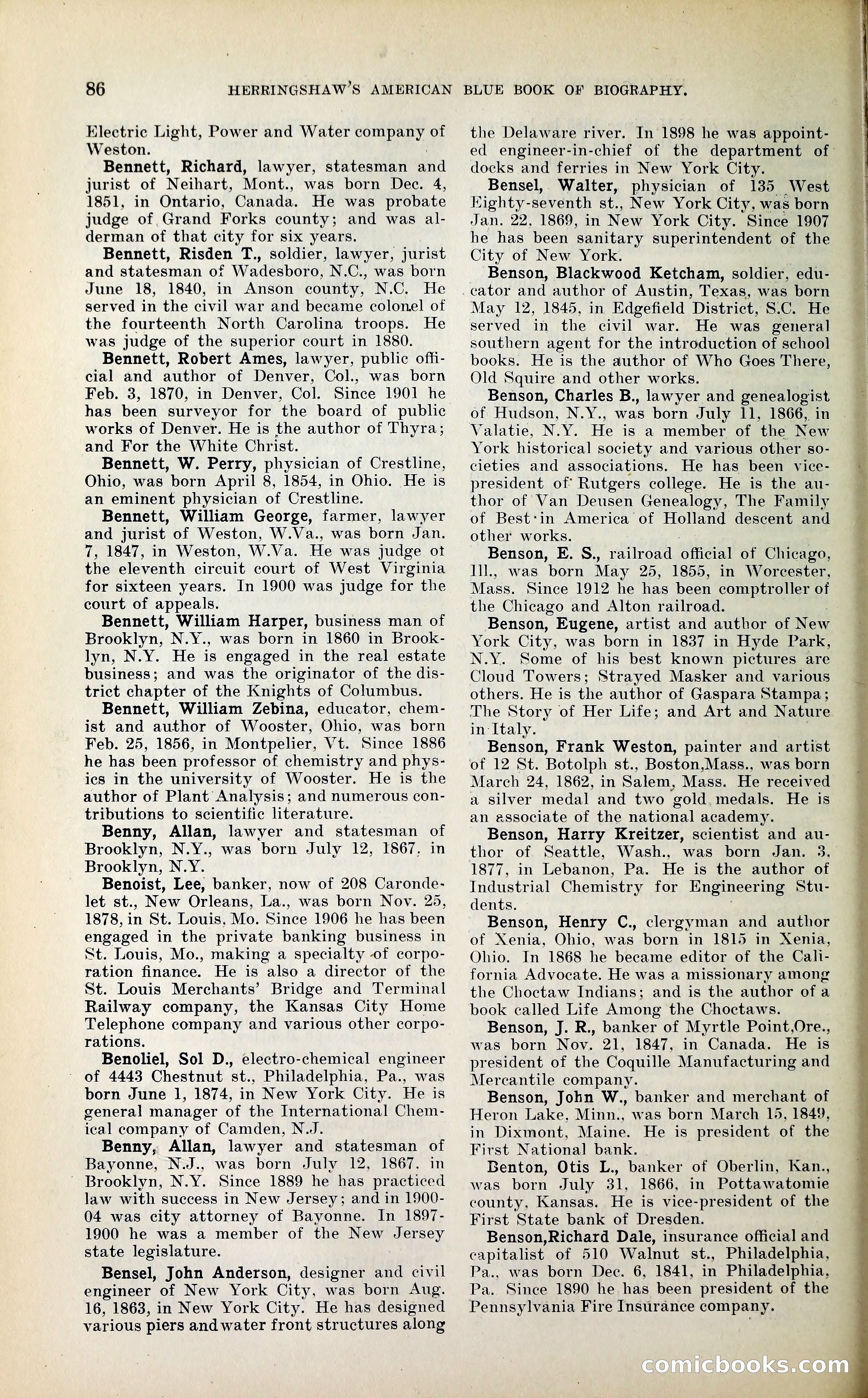 Herringshaw's American Blue Book of Biography — page 99 of 394