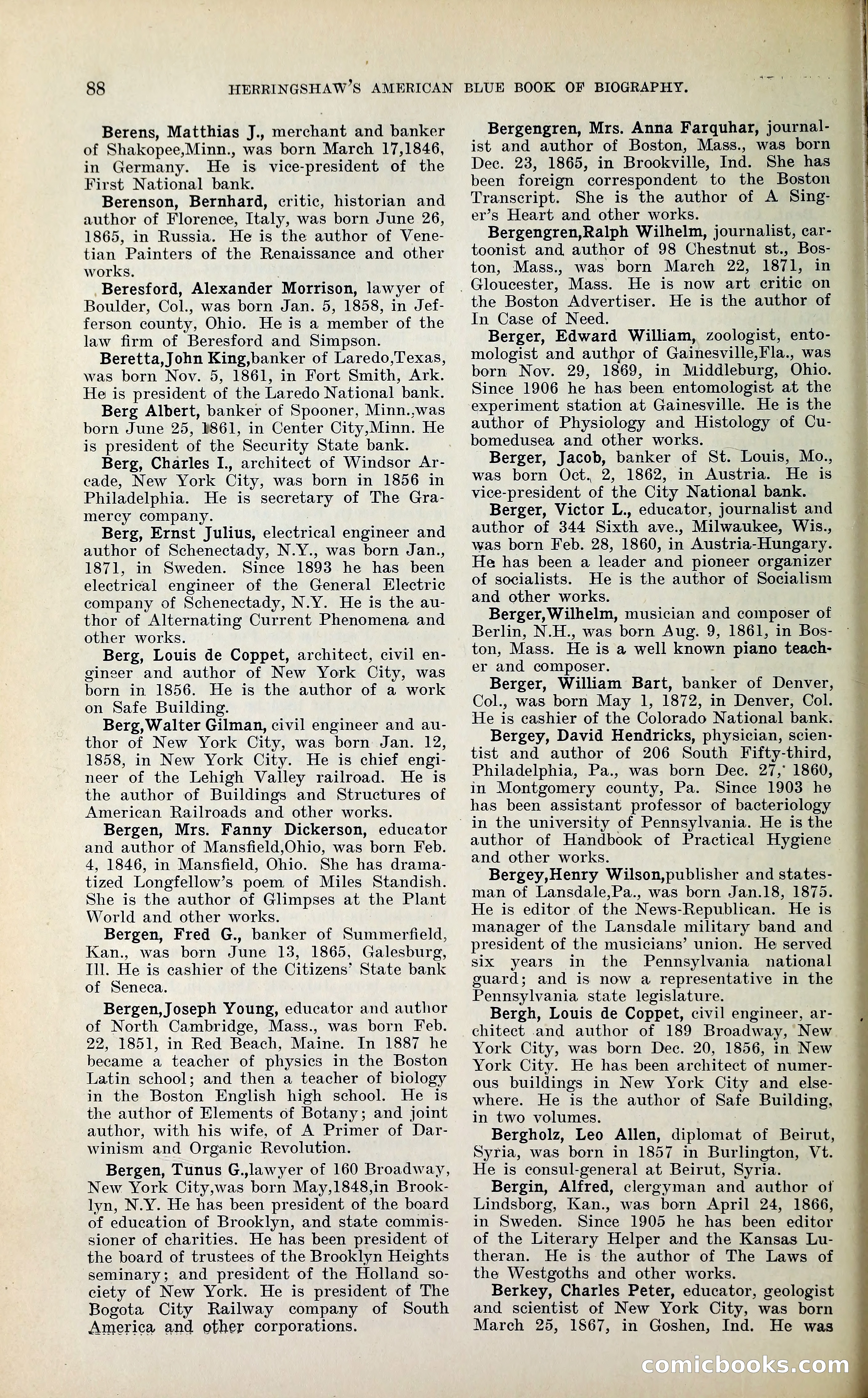 Herringshaw's American Blue Book of Biography — page 101 of 394