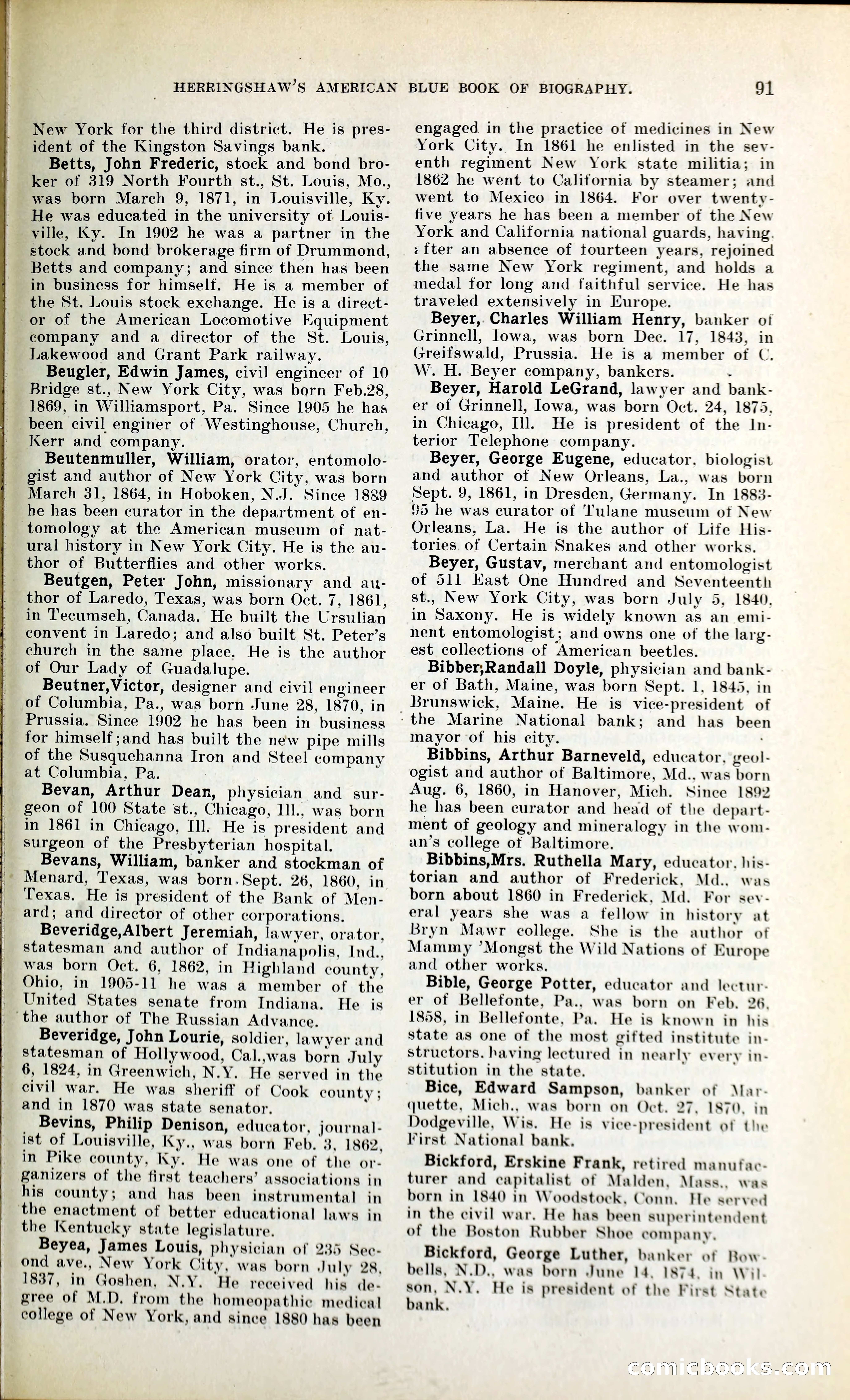 Herringshaw's American Blue Book of Biography — page 104 of 394