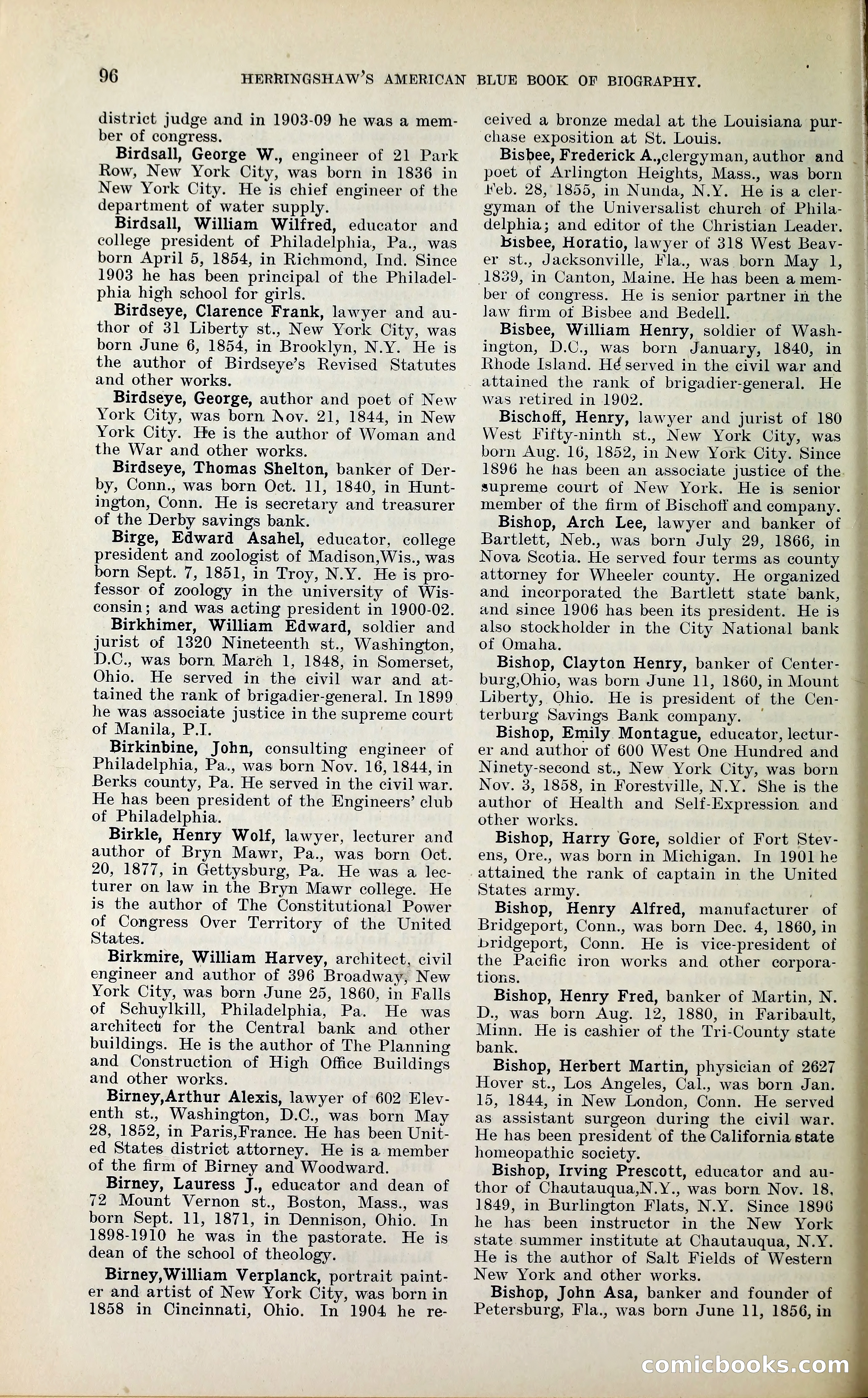 Herringshaw's American Blue Book of Biography — page 109 of 394