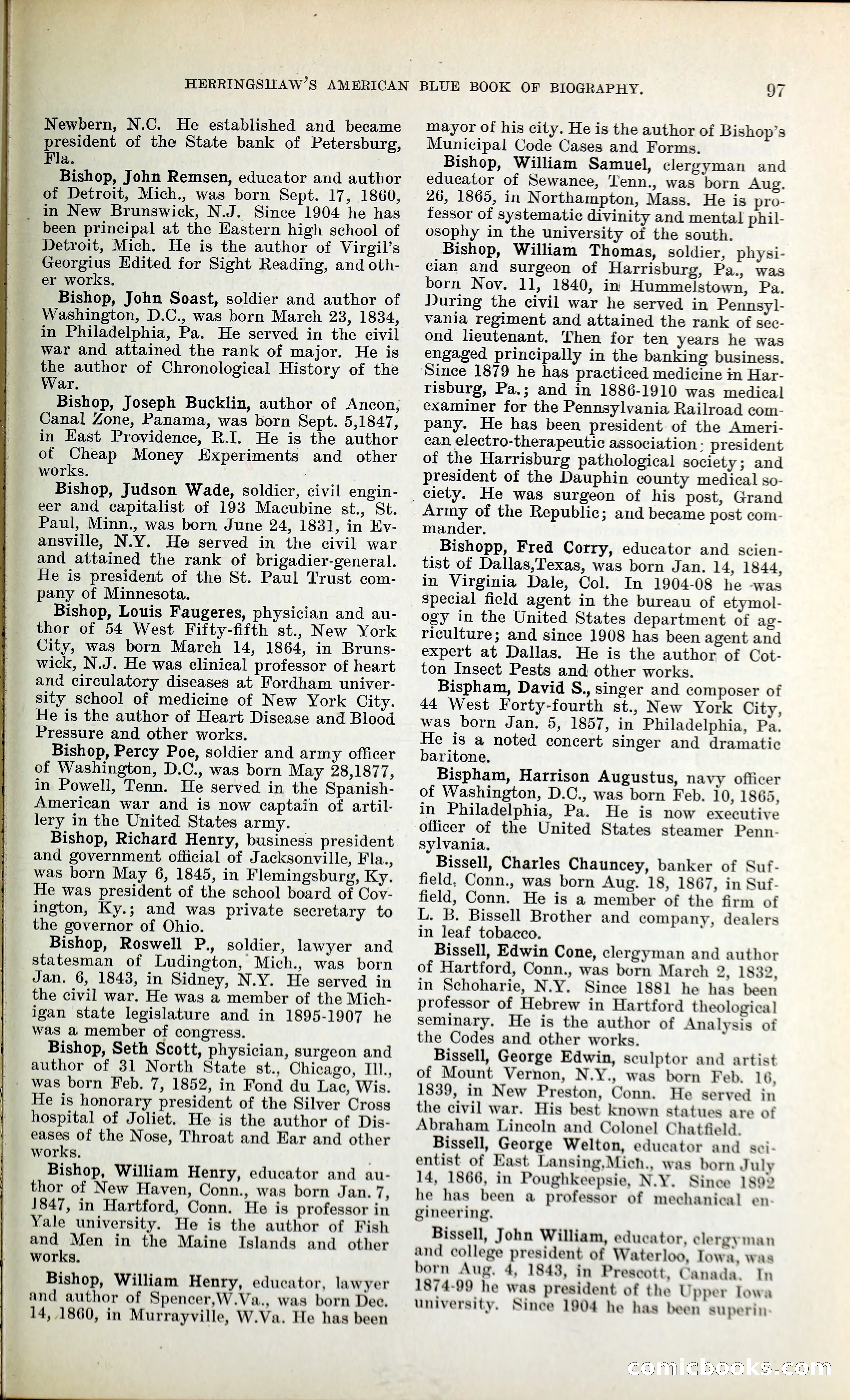 Herringshaw's American Blue Book of Biography — page 110 of 394