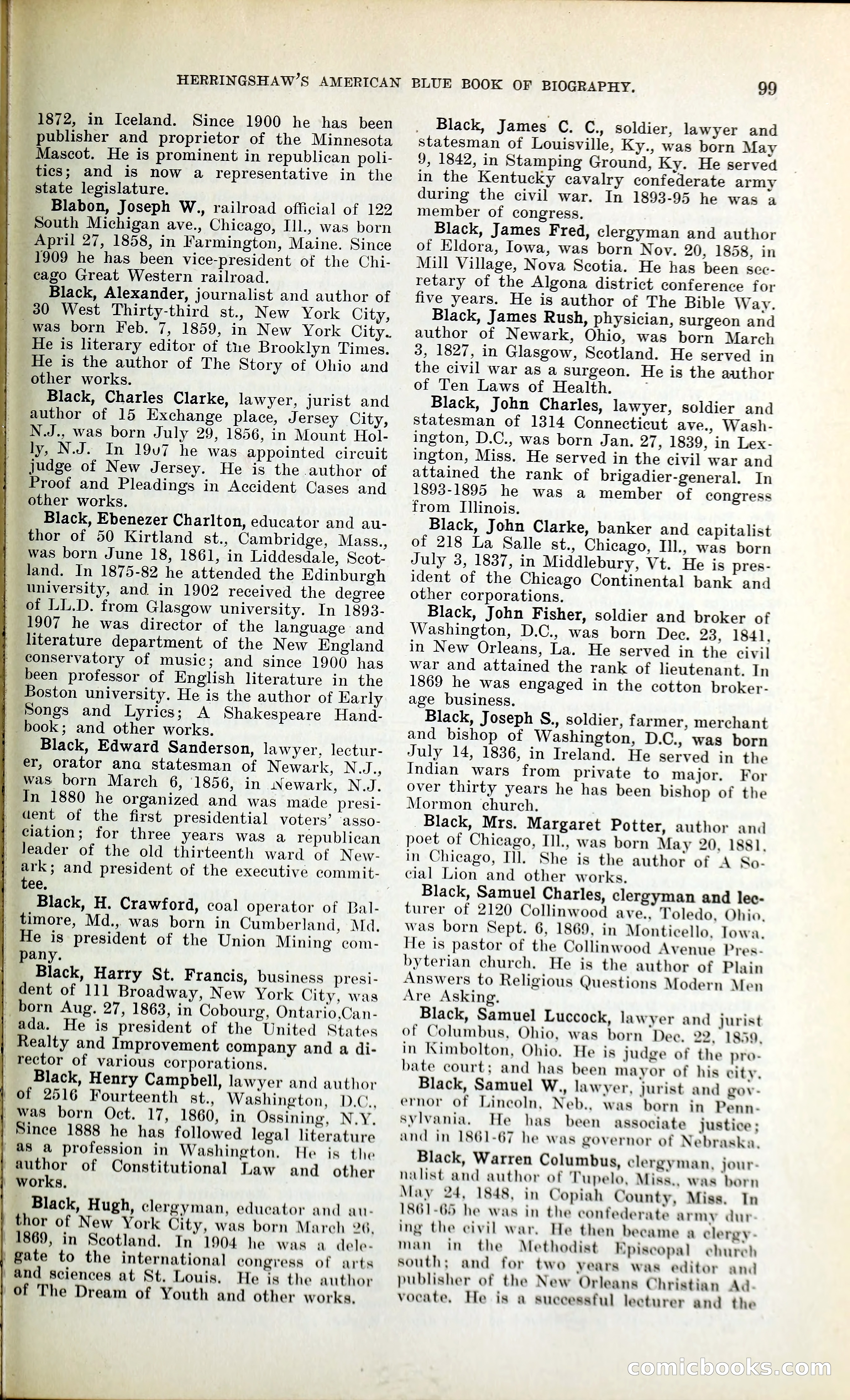 Herringshaw's American Blue Book of Biography — page 112 of 394