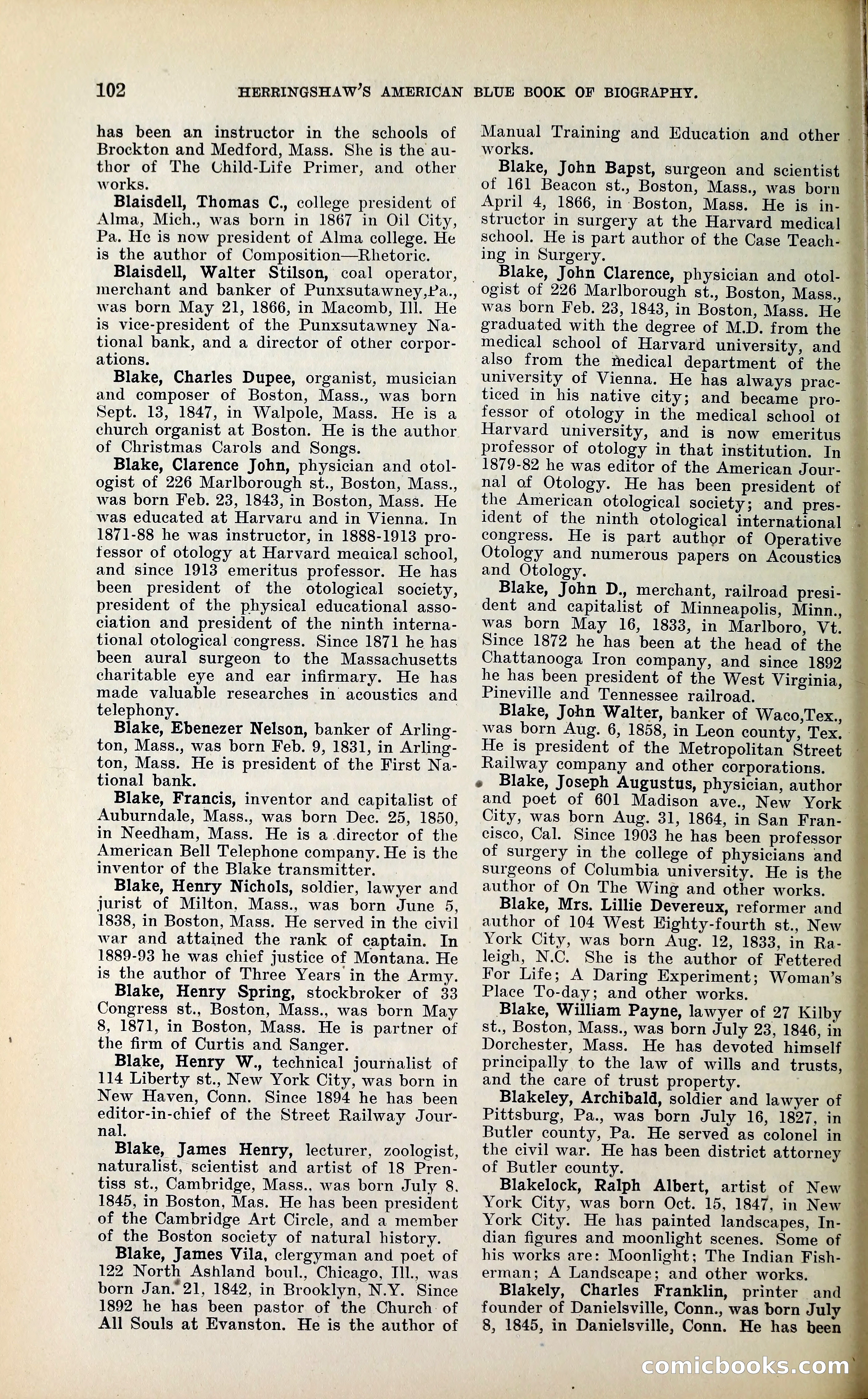 Herringshaw's American Blue Book of Biography — page 115 of 394