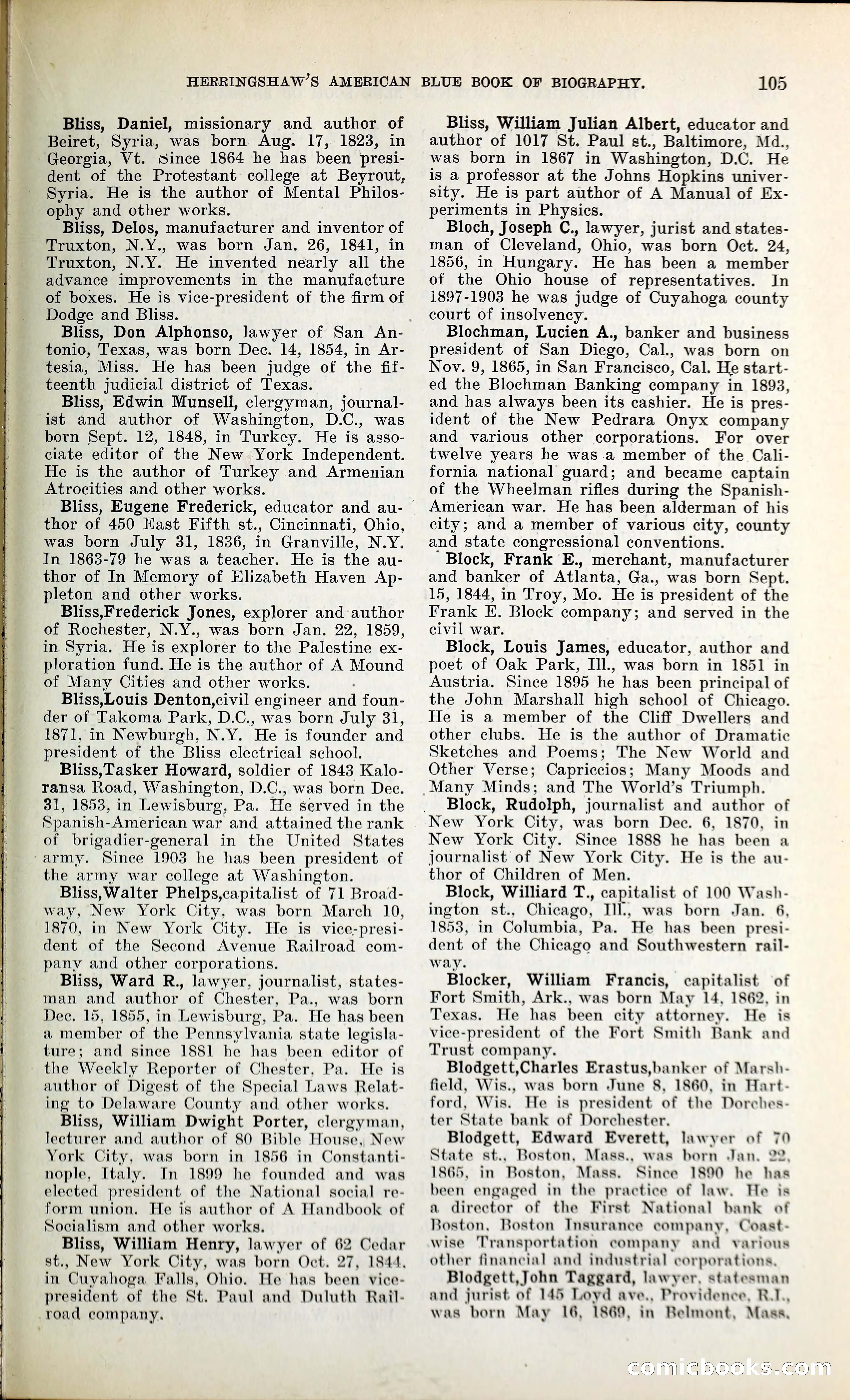 Herringshaw's American Blue Book of Biography — page 118 of 394