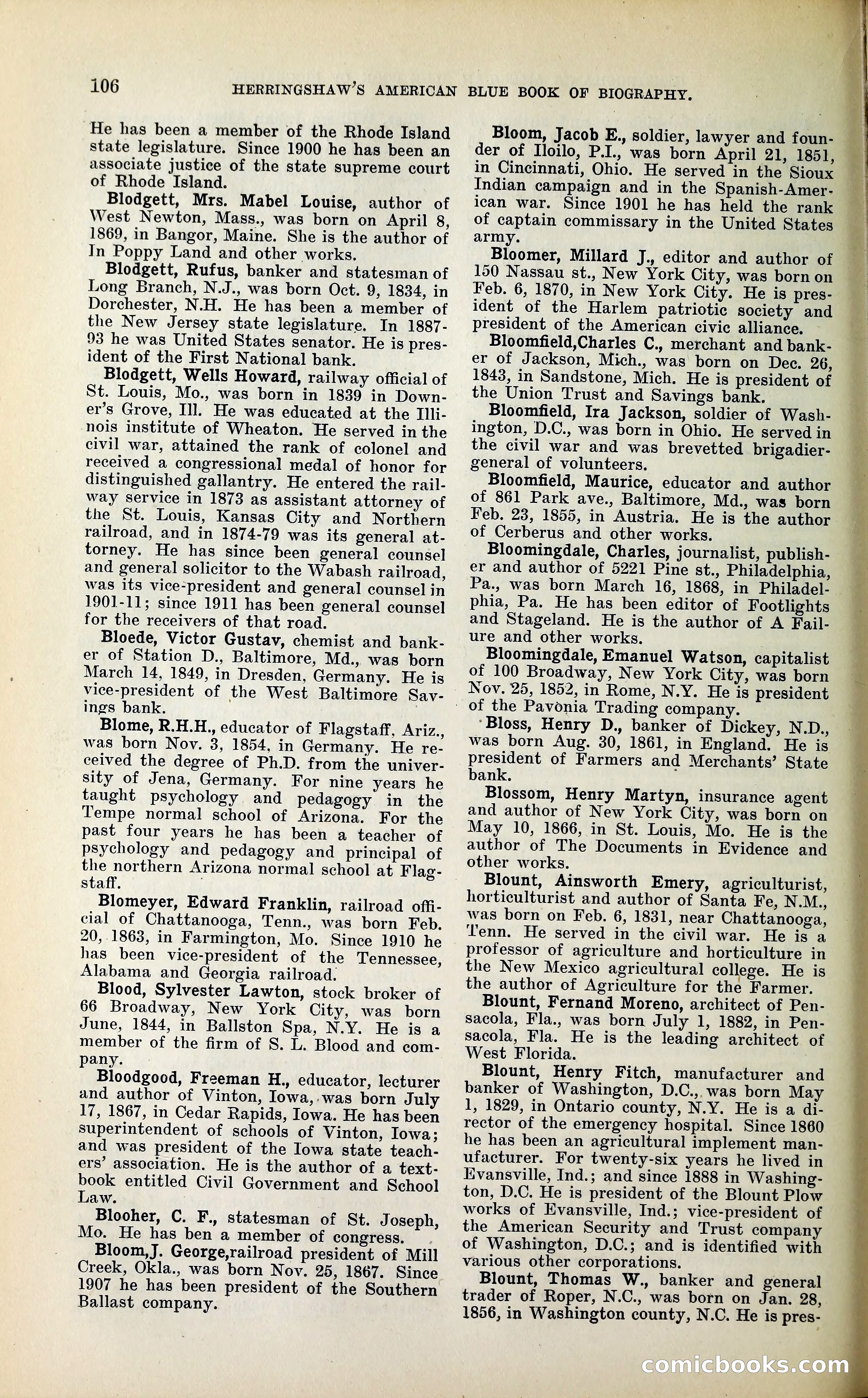 Herringshaw's American Blue Book of Biography — page 119 of 394