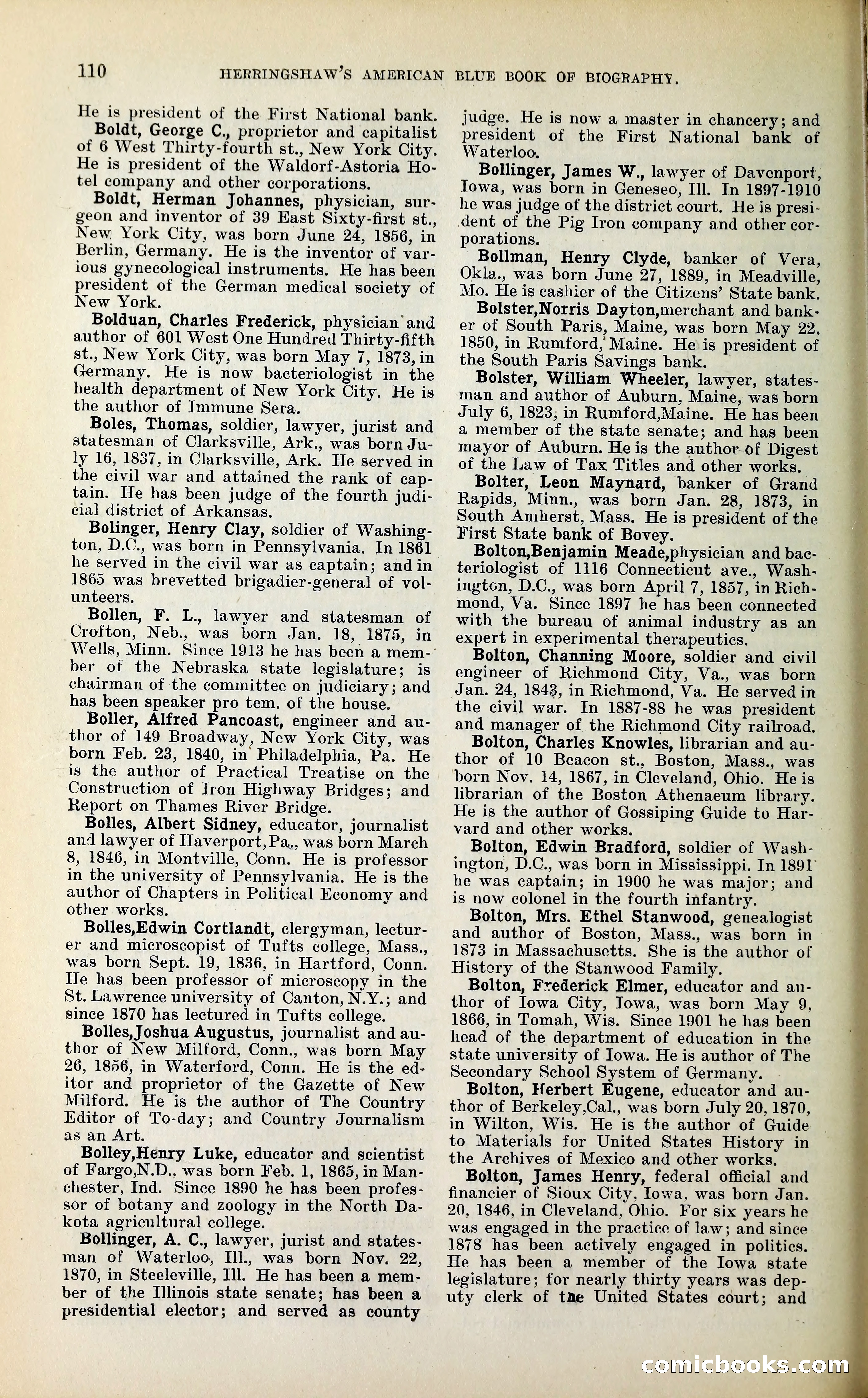 Herringshaw's American Blue Book of Biography — page 123 of 394