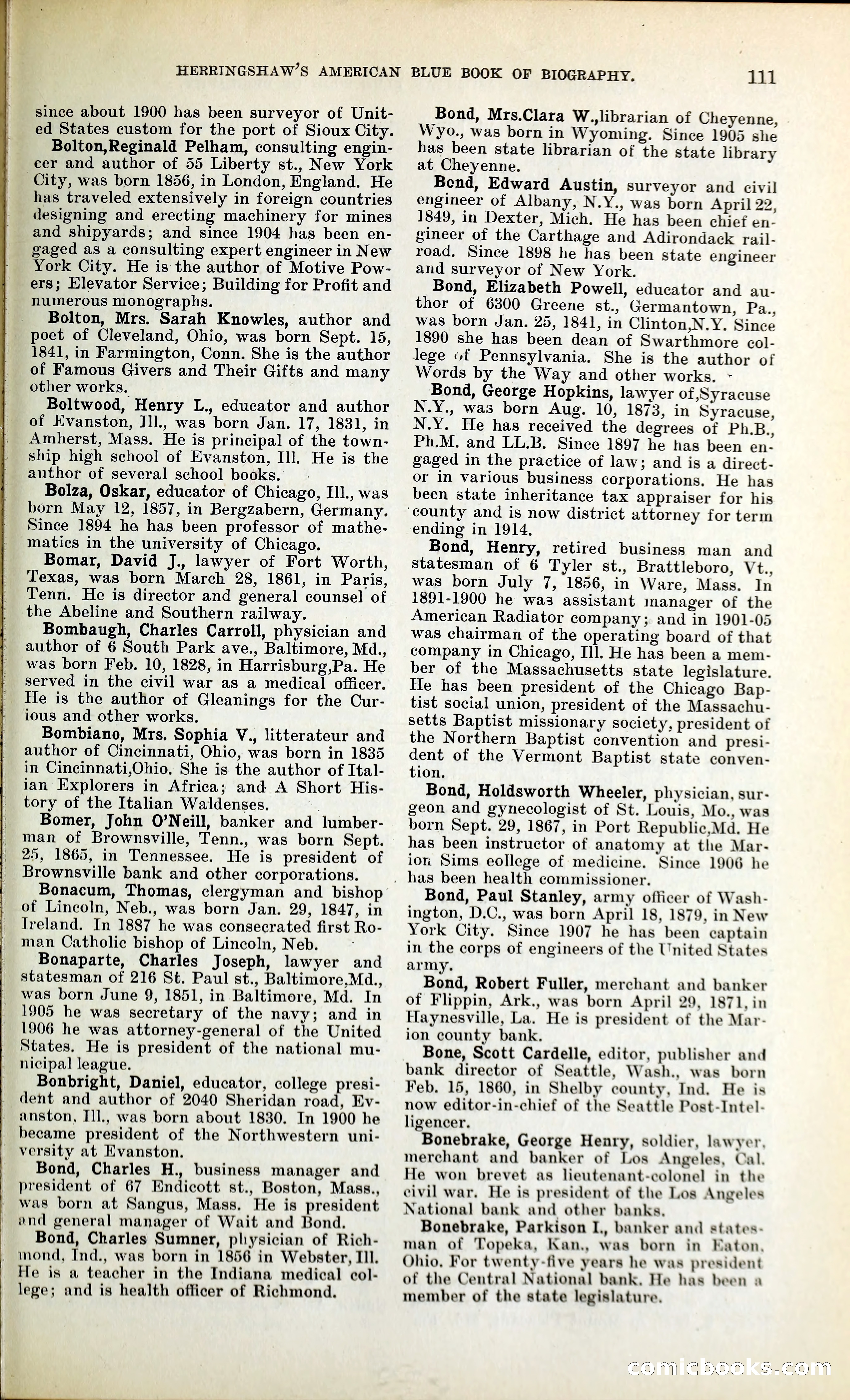 Herringshaw's American Blue Book of Biography — page 124 of 394