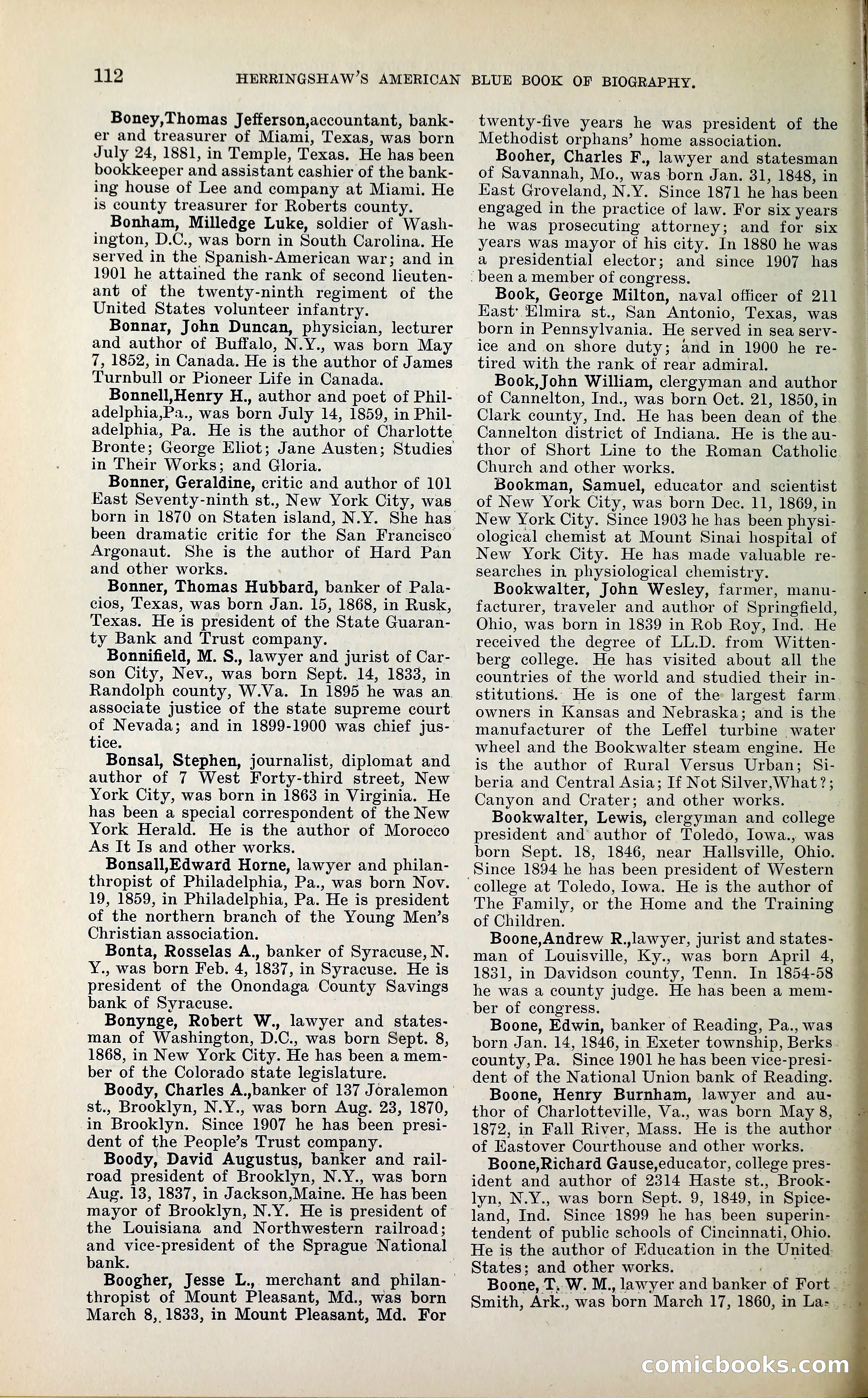 Herringshaw's American Blue Book of Biography — page 125 of 394