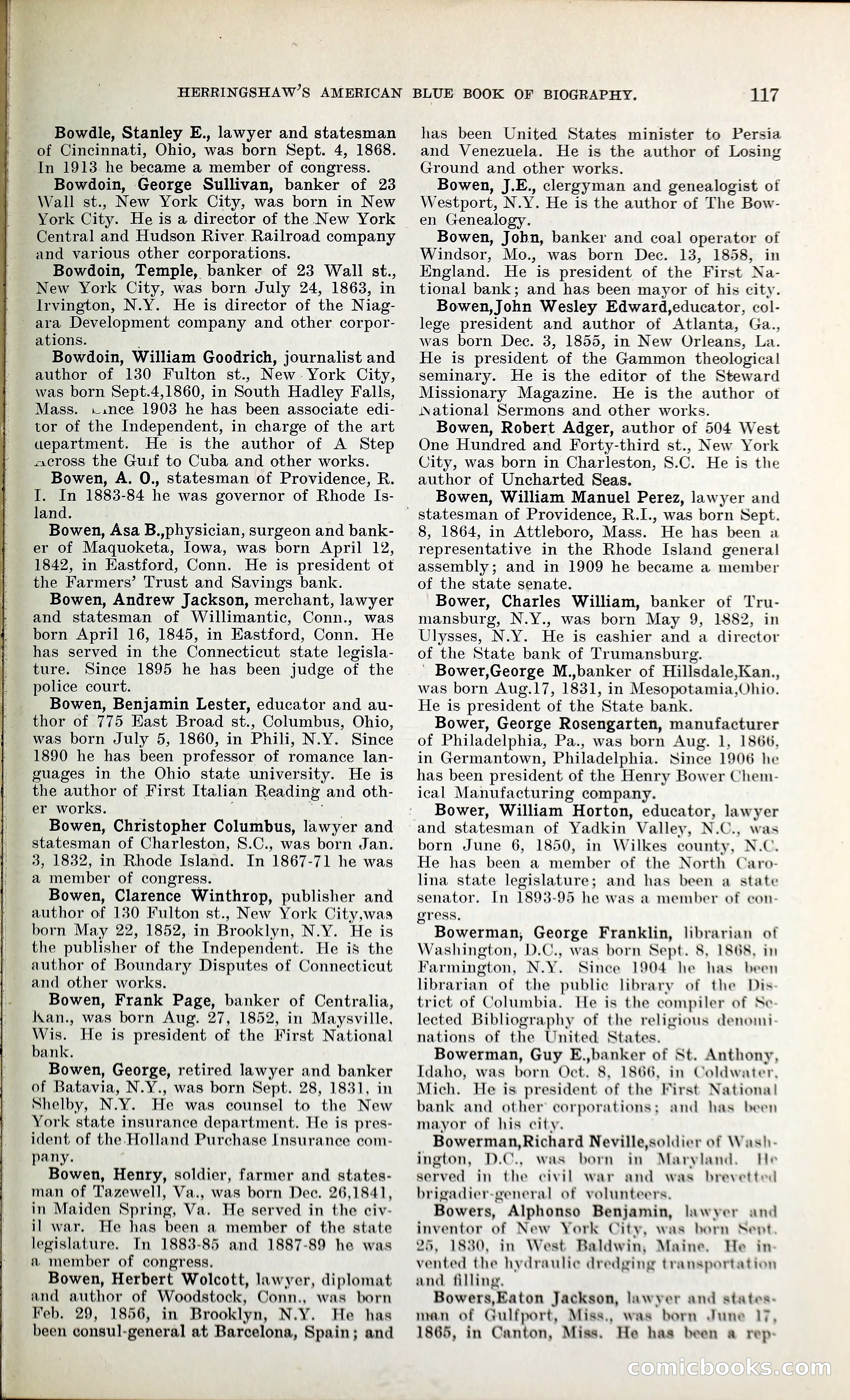 Herringshaw's American Blue Book of Biography — page 130 of 394