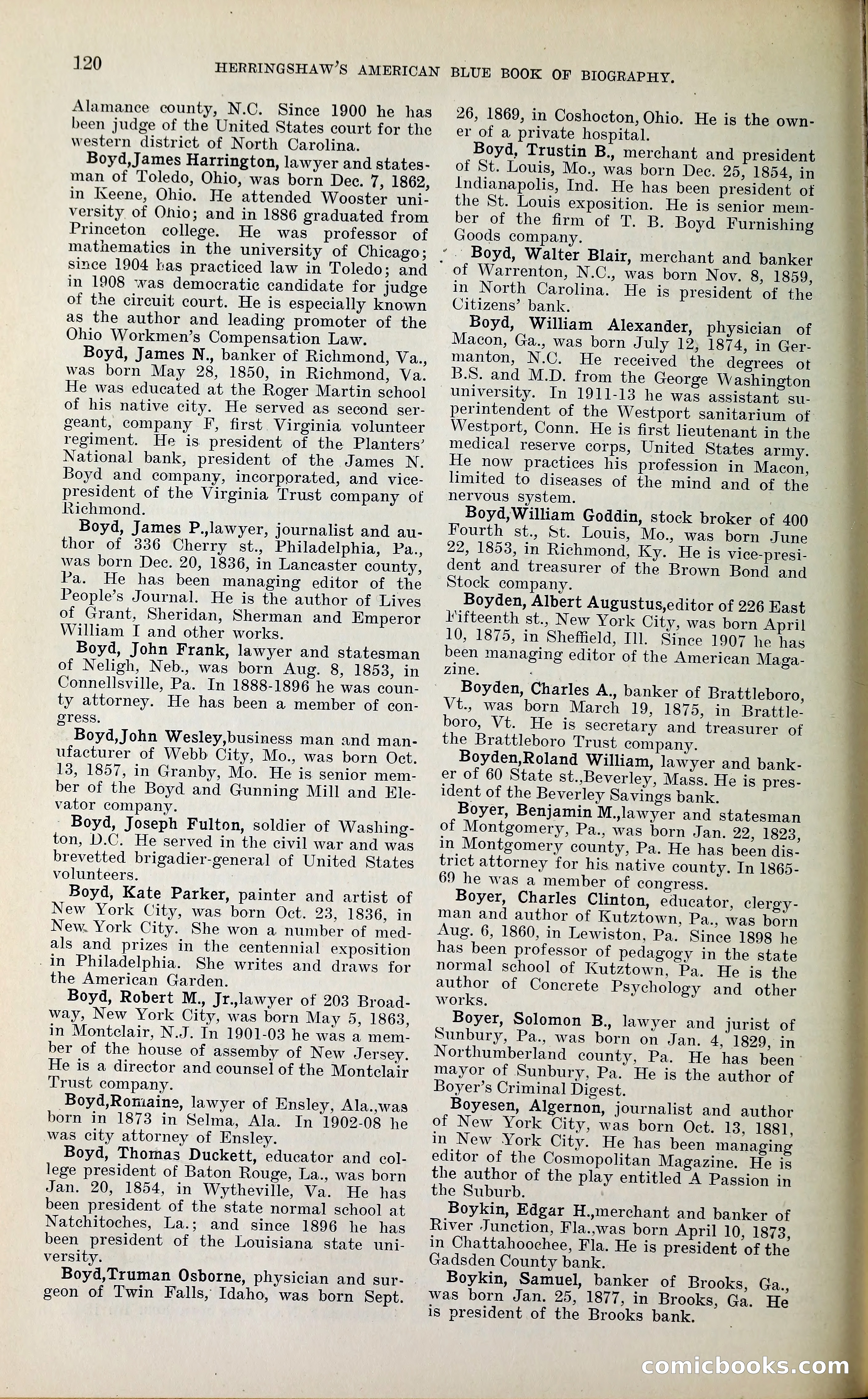 Herringshaw's American Blue Book of Biography — page 133 of 394