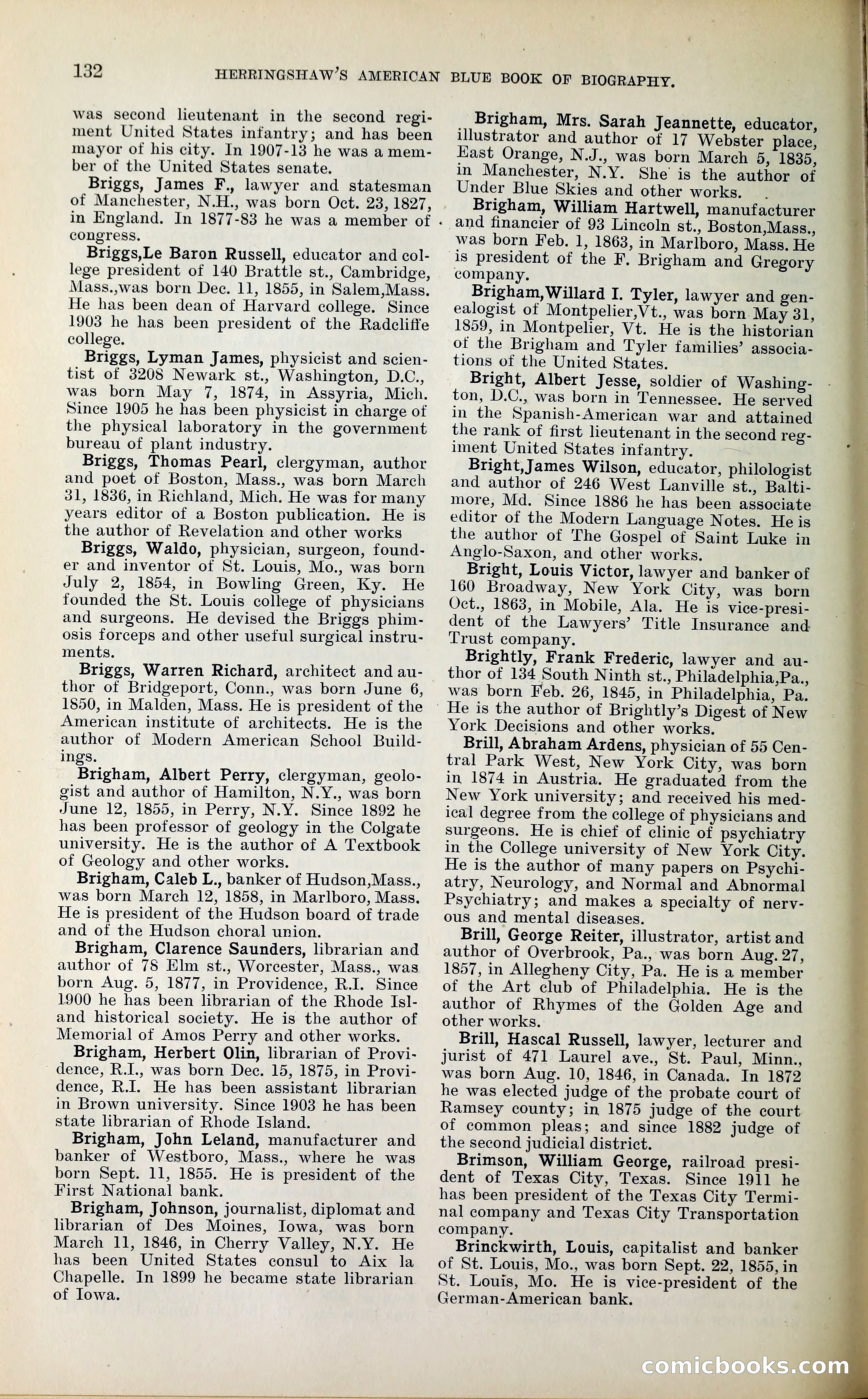 Herringshaw's American Blue Book of Biography — page 145 of 394