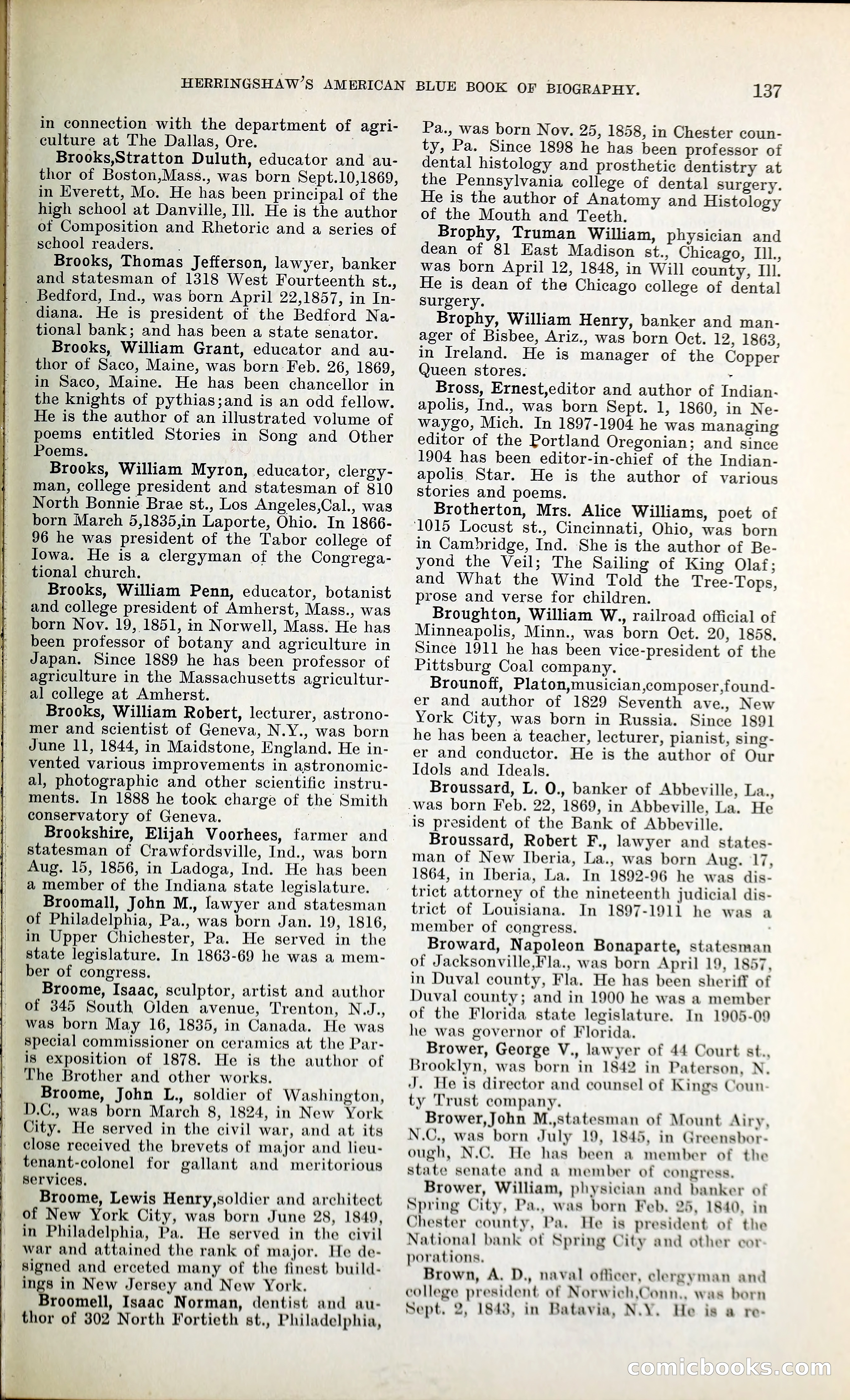Herringshaw's American Blue Book of Biography — page 150 of 394